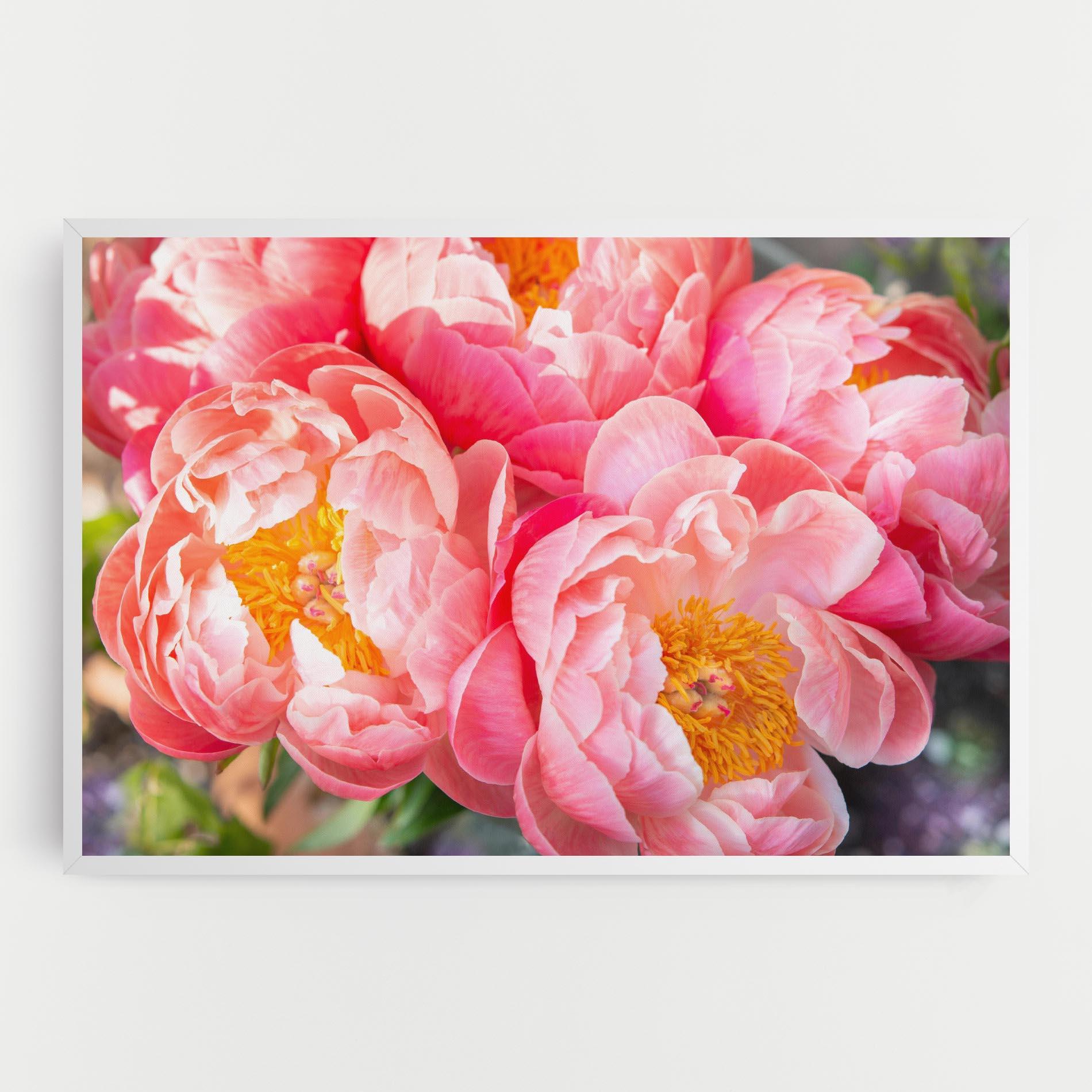 Tablou Canvas Opened Peonies Bouquet mockup 0