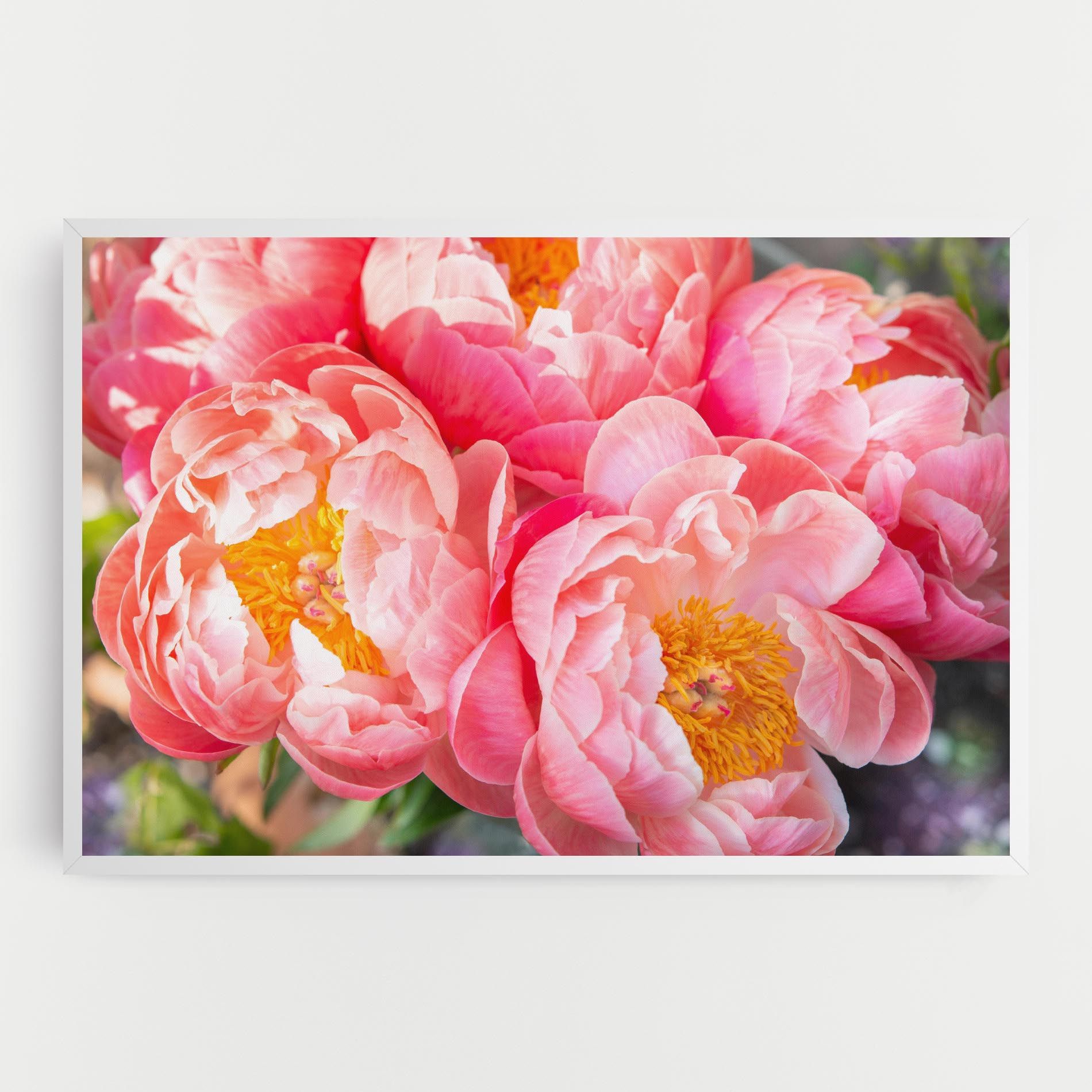 Opened Peonies Bouquet mockup 0