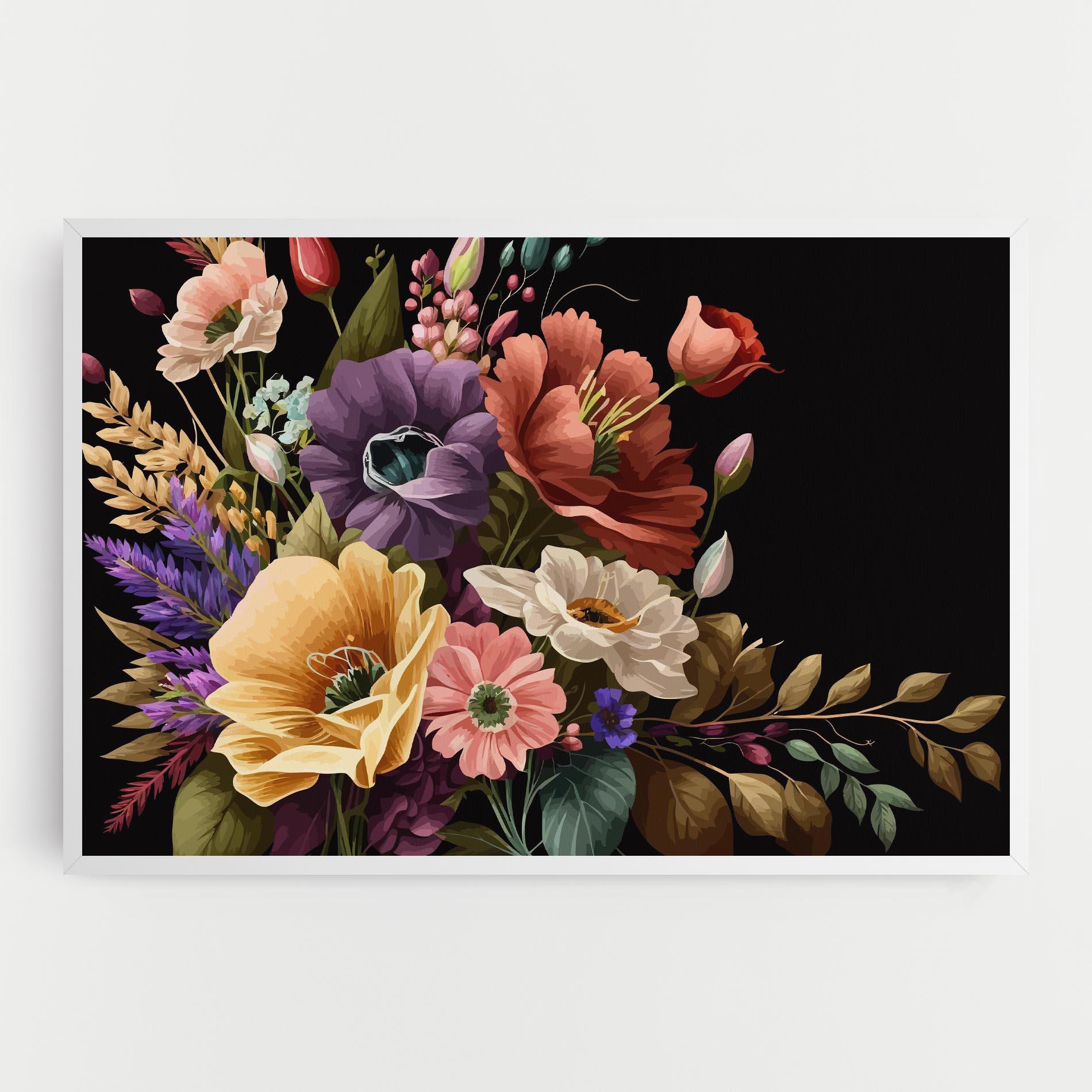 Tablou Canvas Vintage Bouquet Art mockup 0