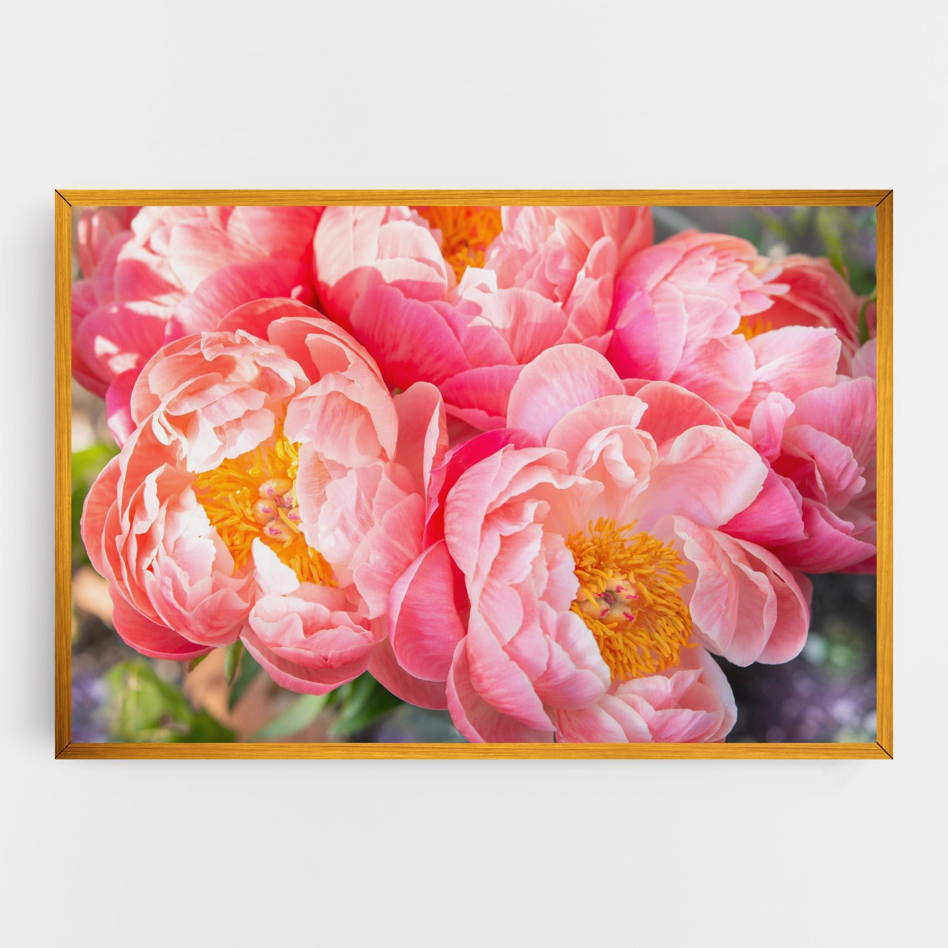 Tablou Canvas Opened Peonies Bouquet mockup 0
