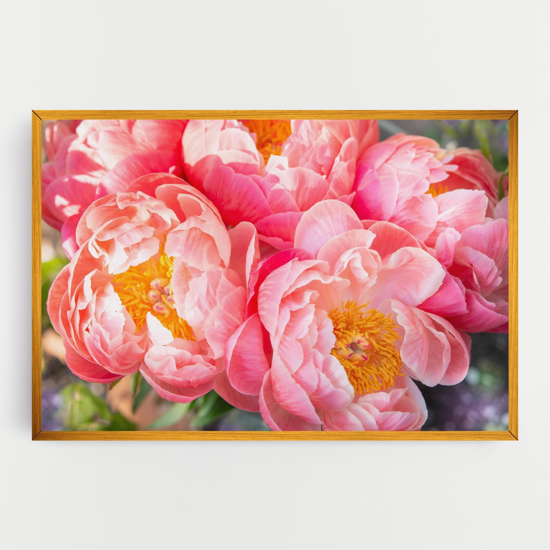 Opened Peonies Bouquet mockup 0