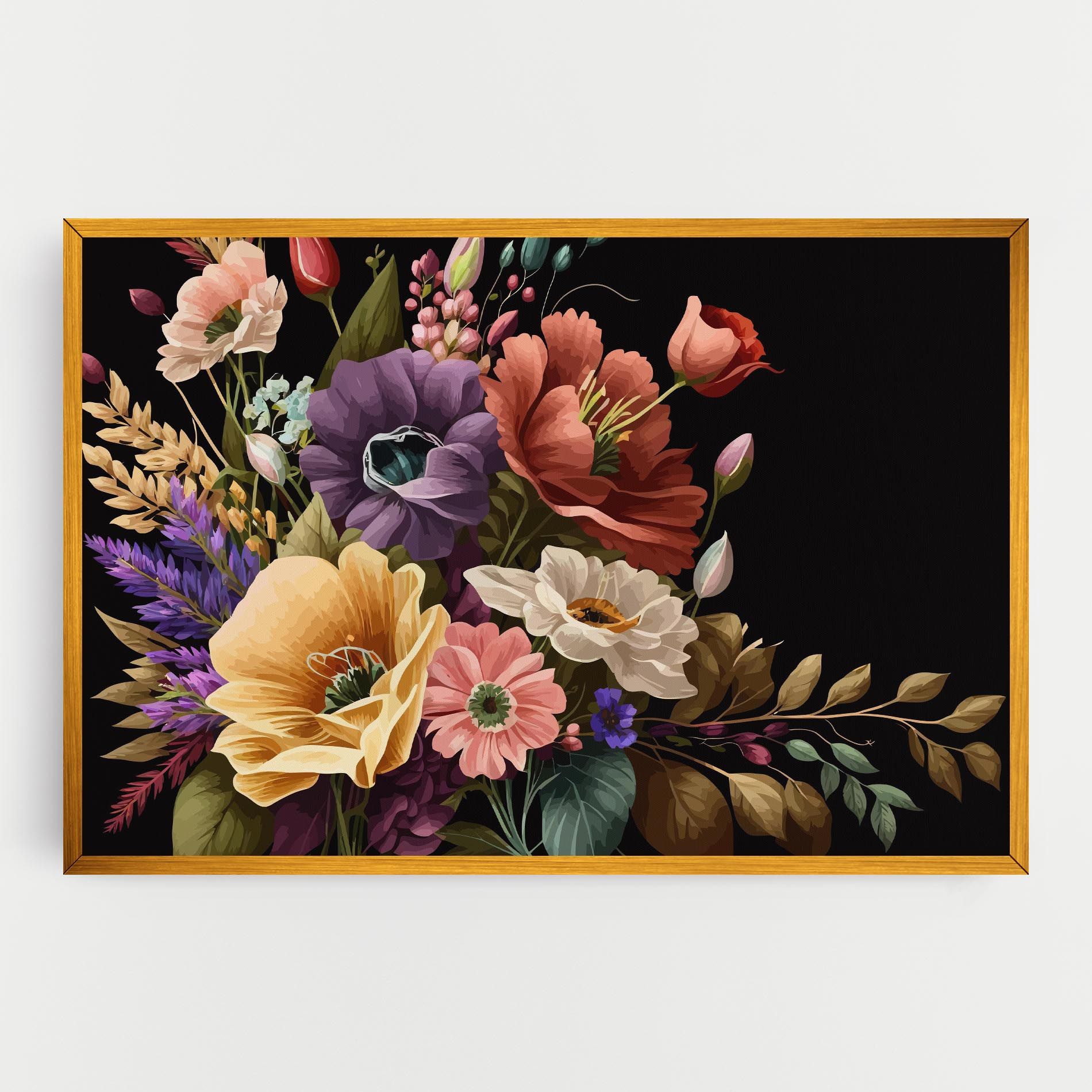 Vintage Bouquet Art mockup 0