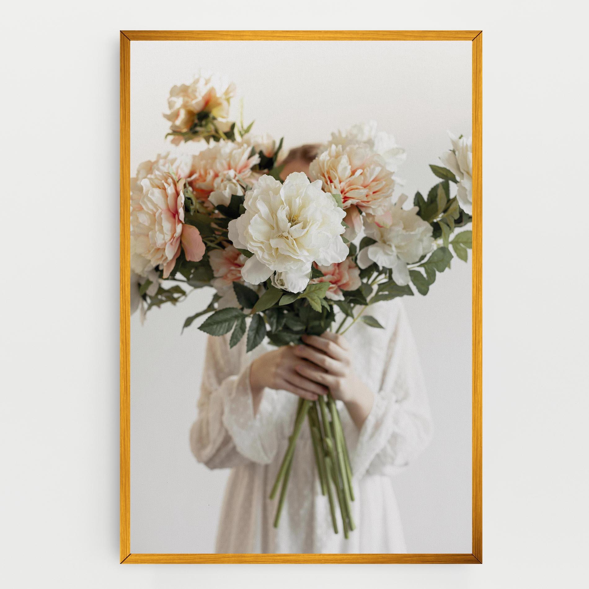 Tablou Canvas Bouquet Holding mockup 0