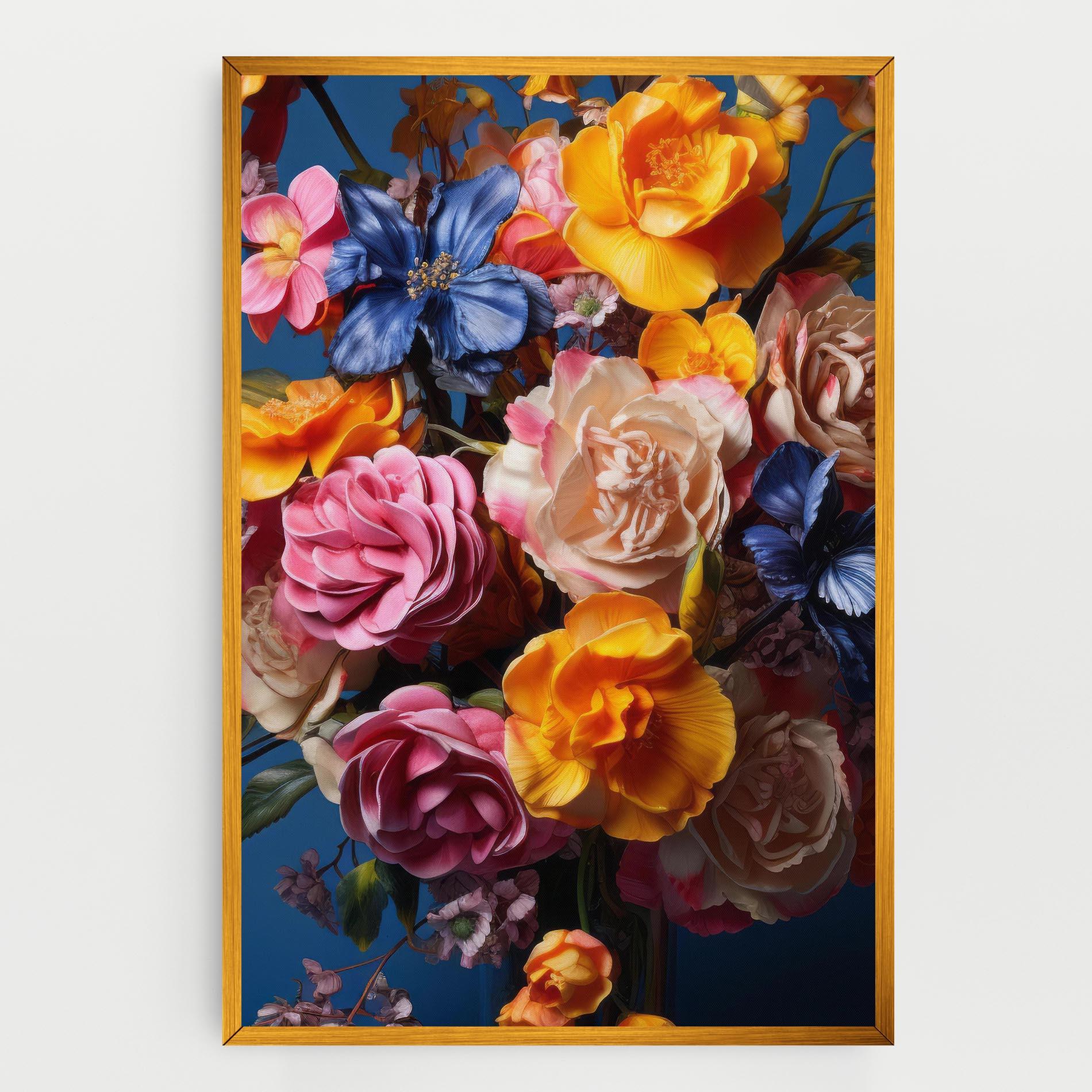 Tablou Canvas Colorful Flower Bouquet mockup 0