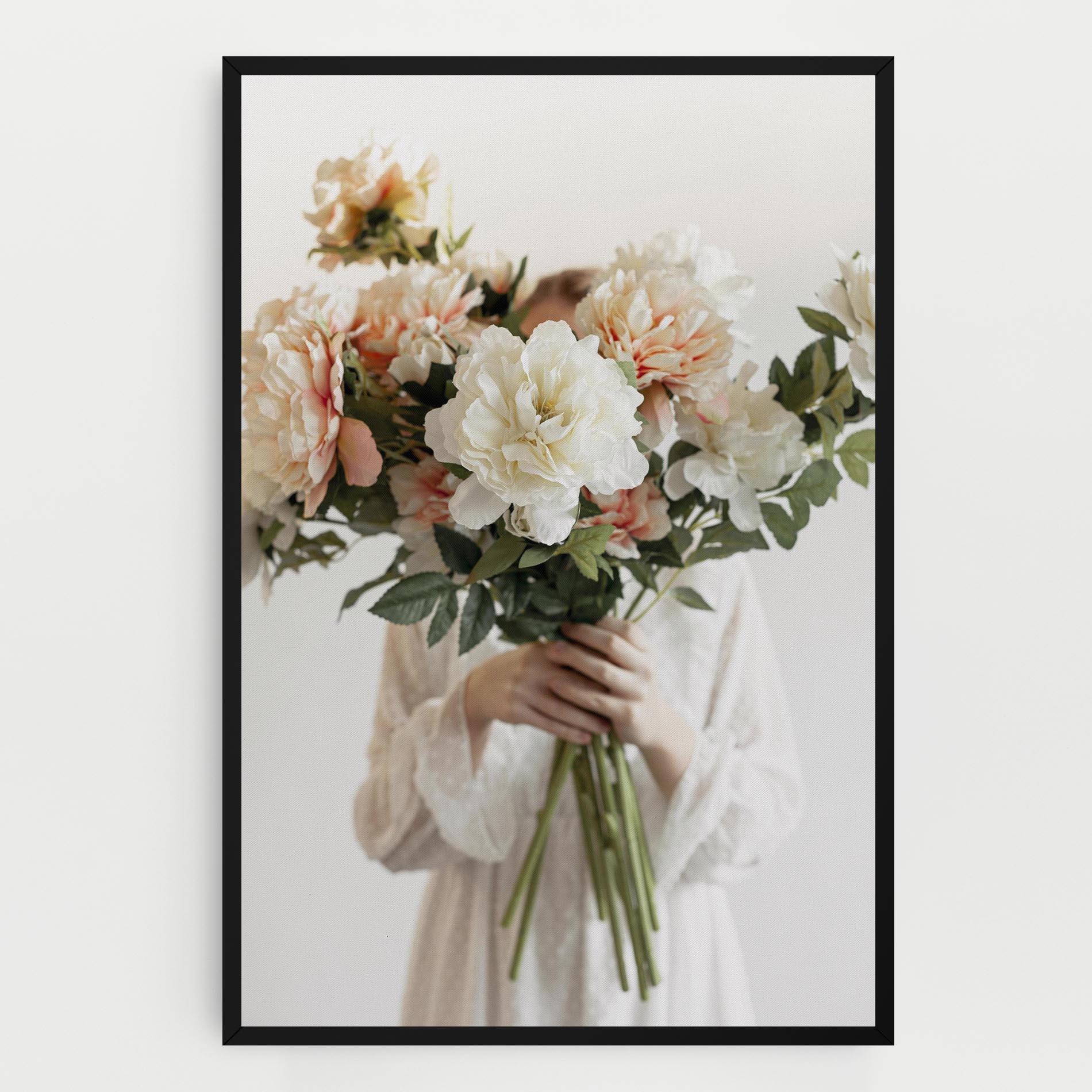 Tablou Canvas Bouquet Holding mockup 0