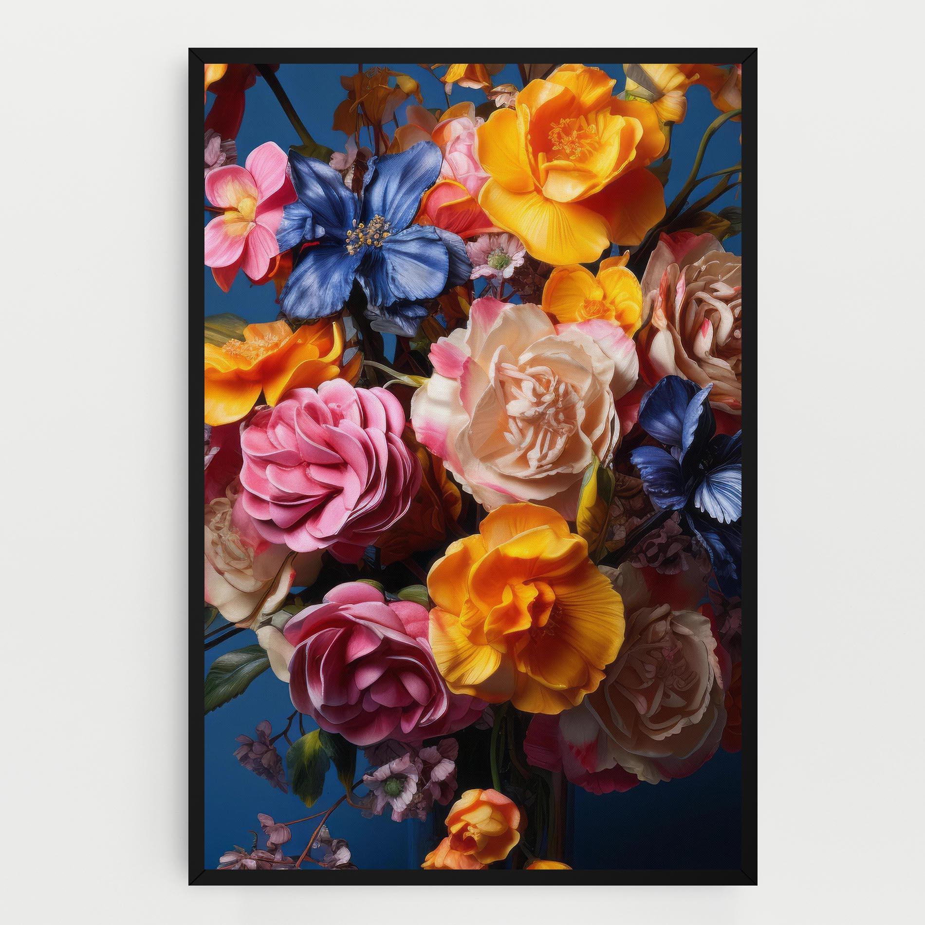 Tablou Canvas Colorful Flower Bouquet mockup 0
