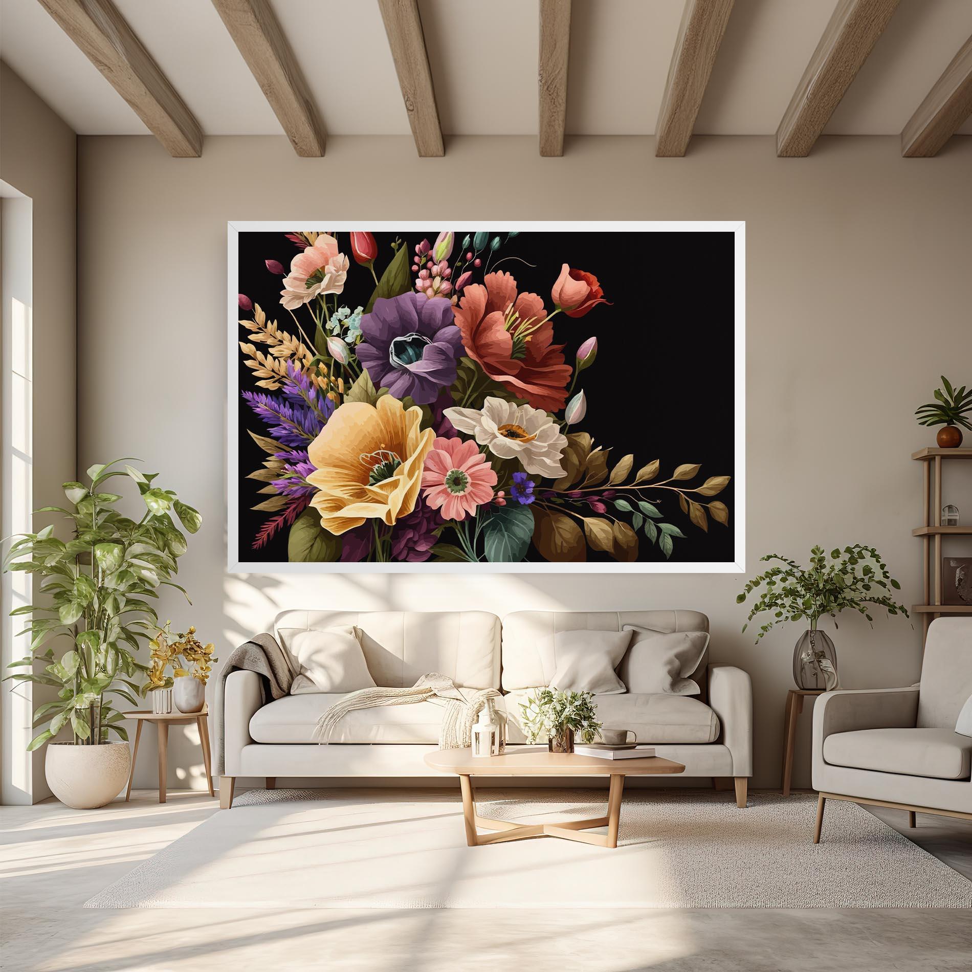 Tablou Canvas Vintage Bouquet Art mockup 6