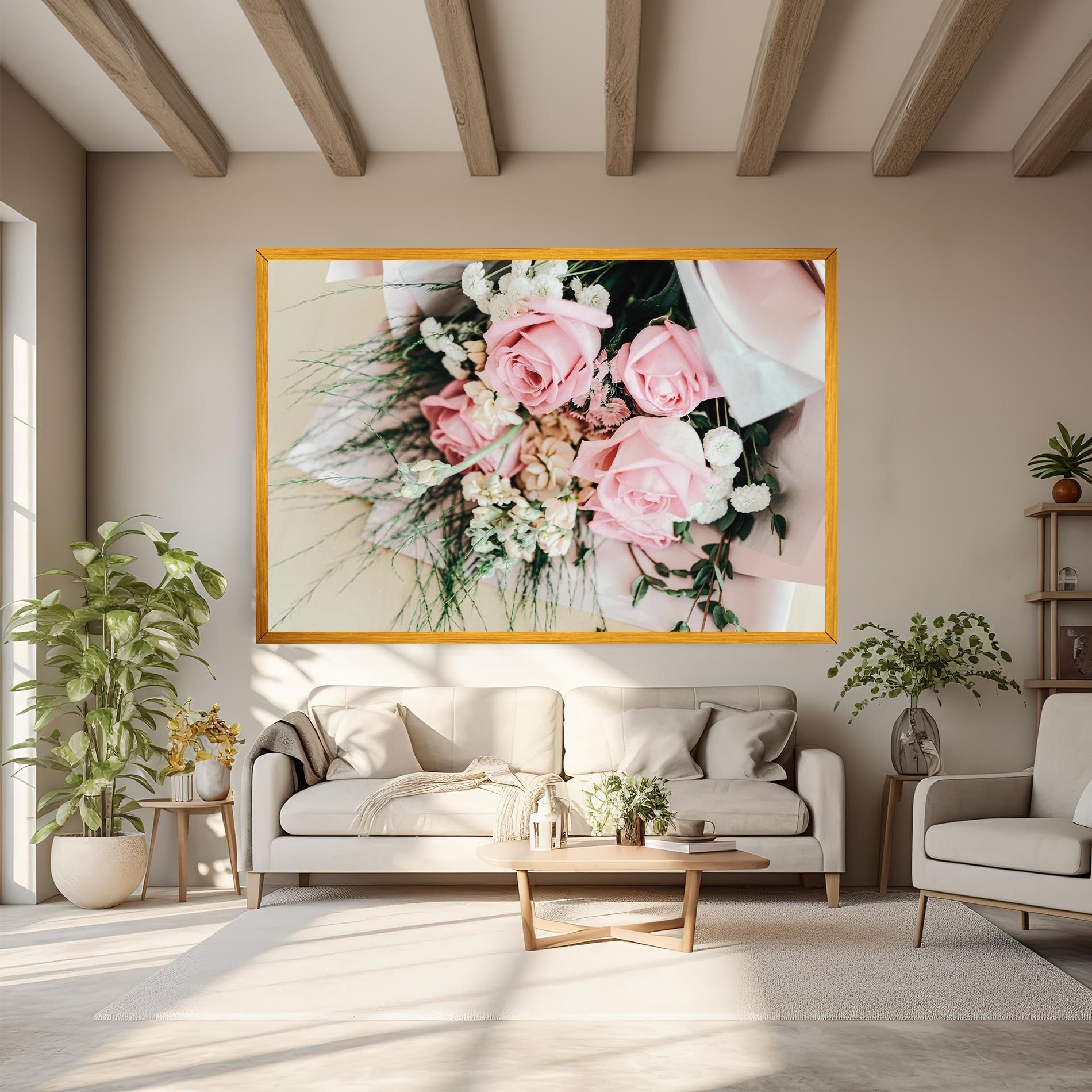 Baby Pink Bouquet mockup 6