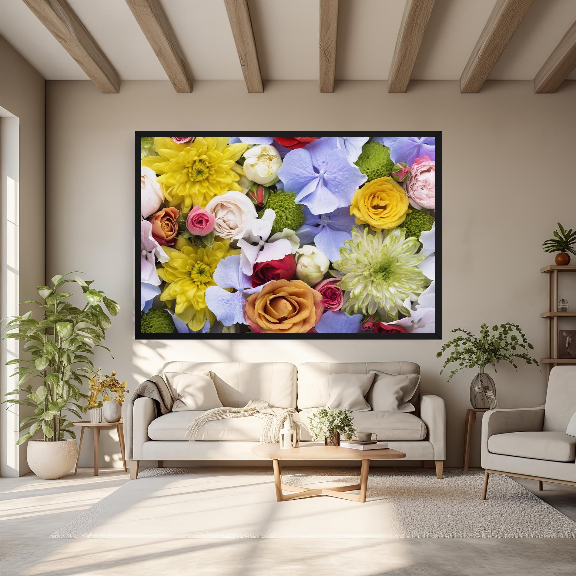 Color Mix Flower Bouquet mockup 6