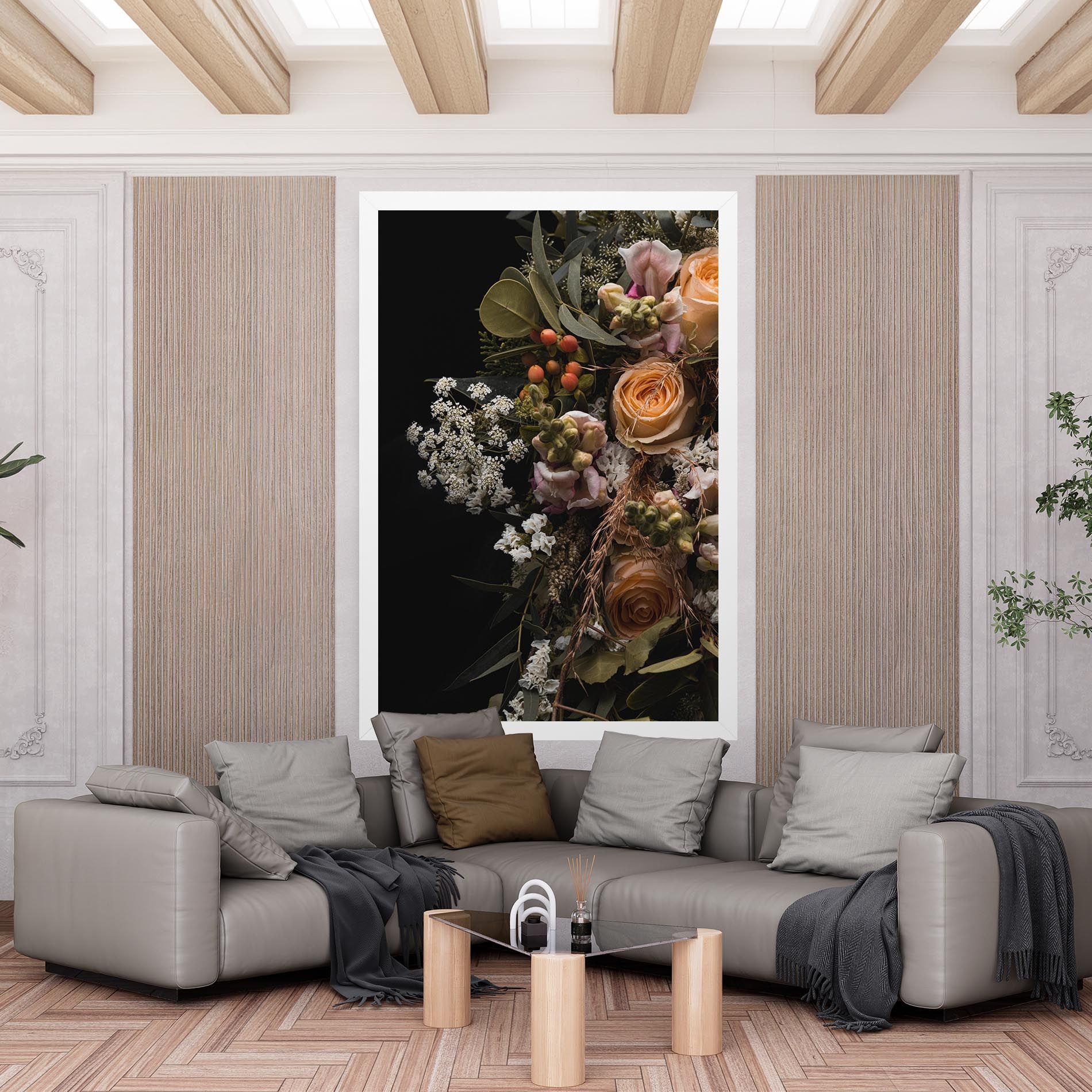 Dark Flower Bouquet mockup 6