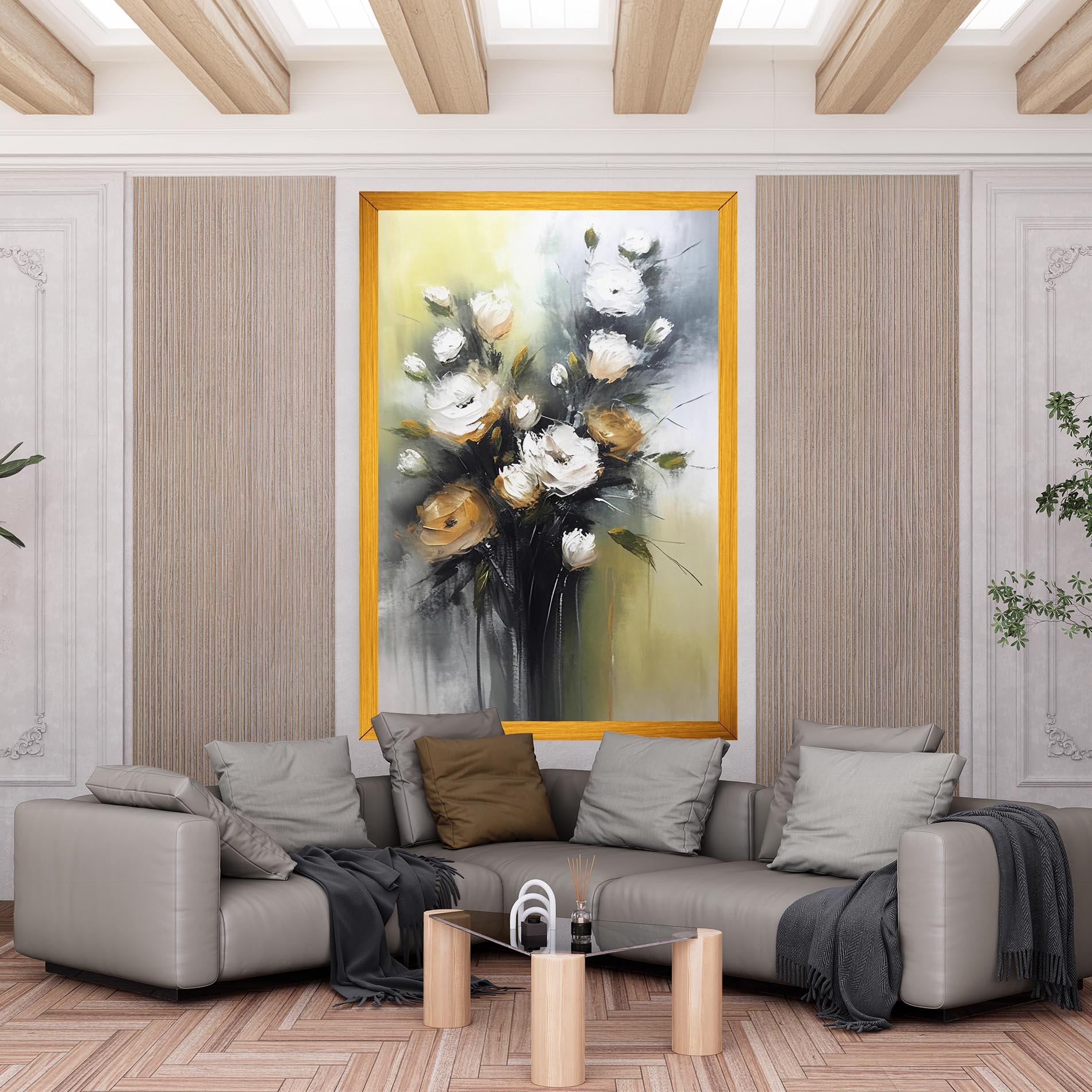 Tablou Canvas Bouquet Painting mockup 6