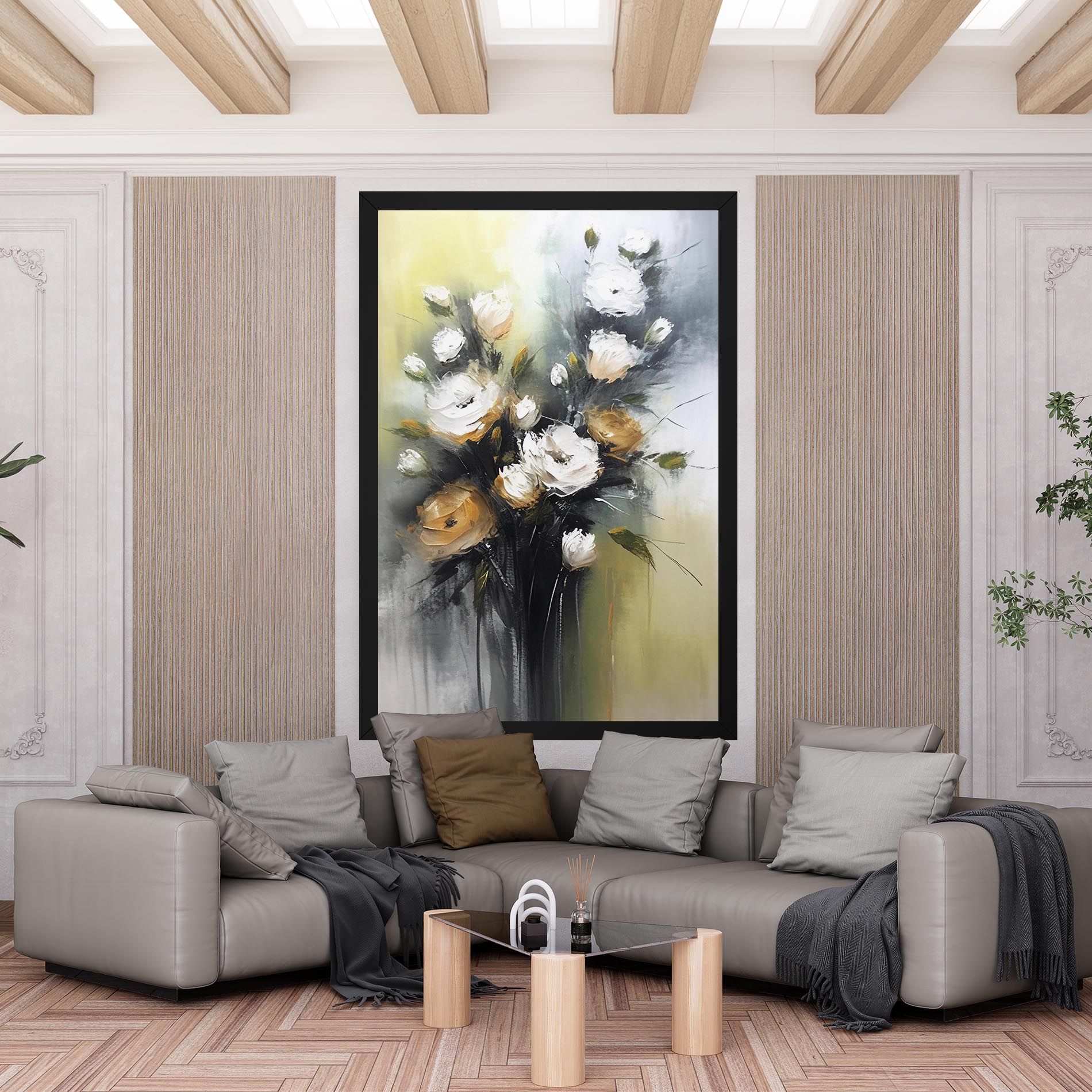 Bouquet Painting mockup 6