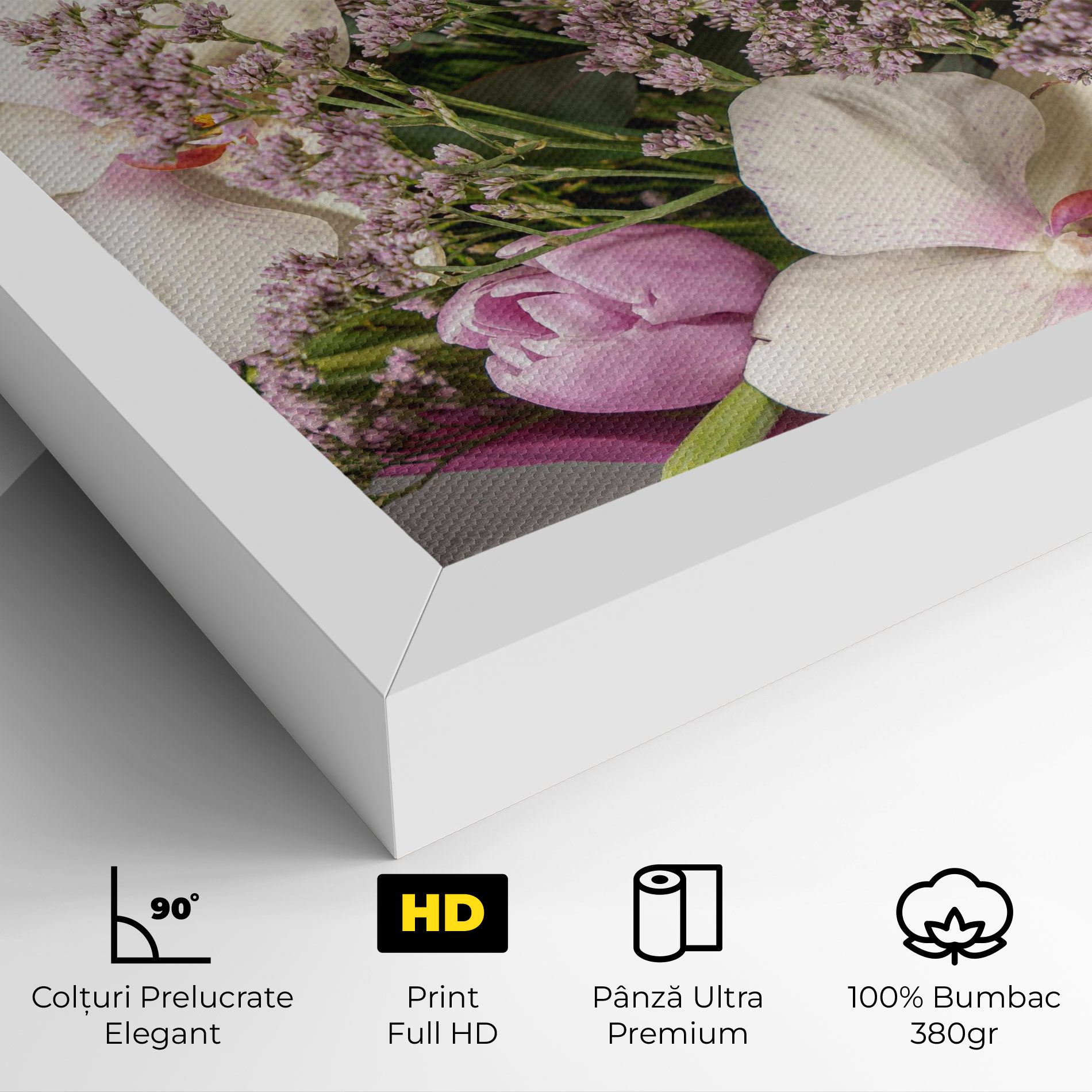 Cute Purple Bouquet mockup 4