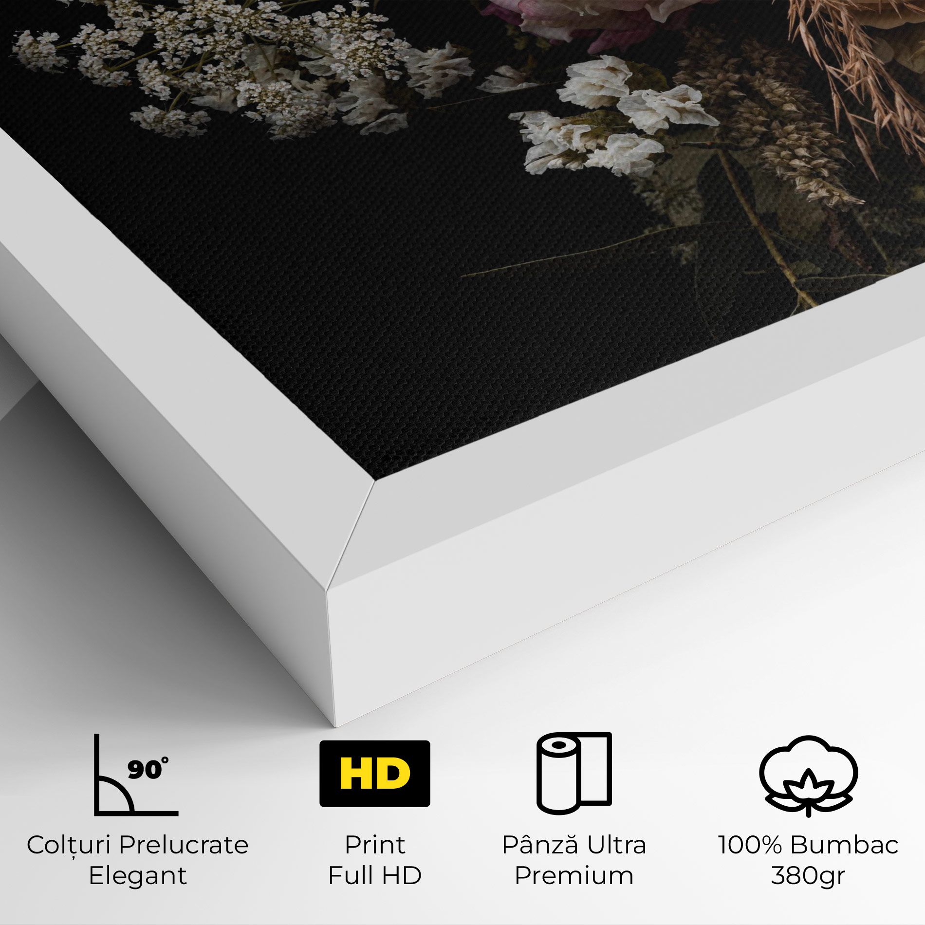 Dark Flower Bouquet mockup 4
