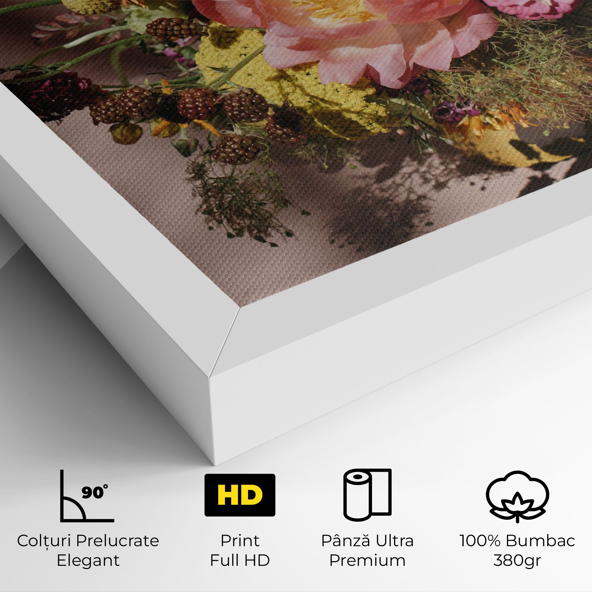 Pastel Orange Bouquet mockup 4