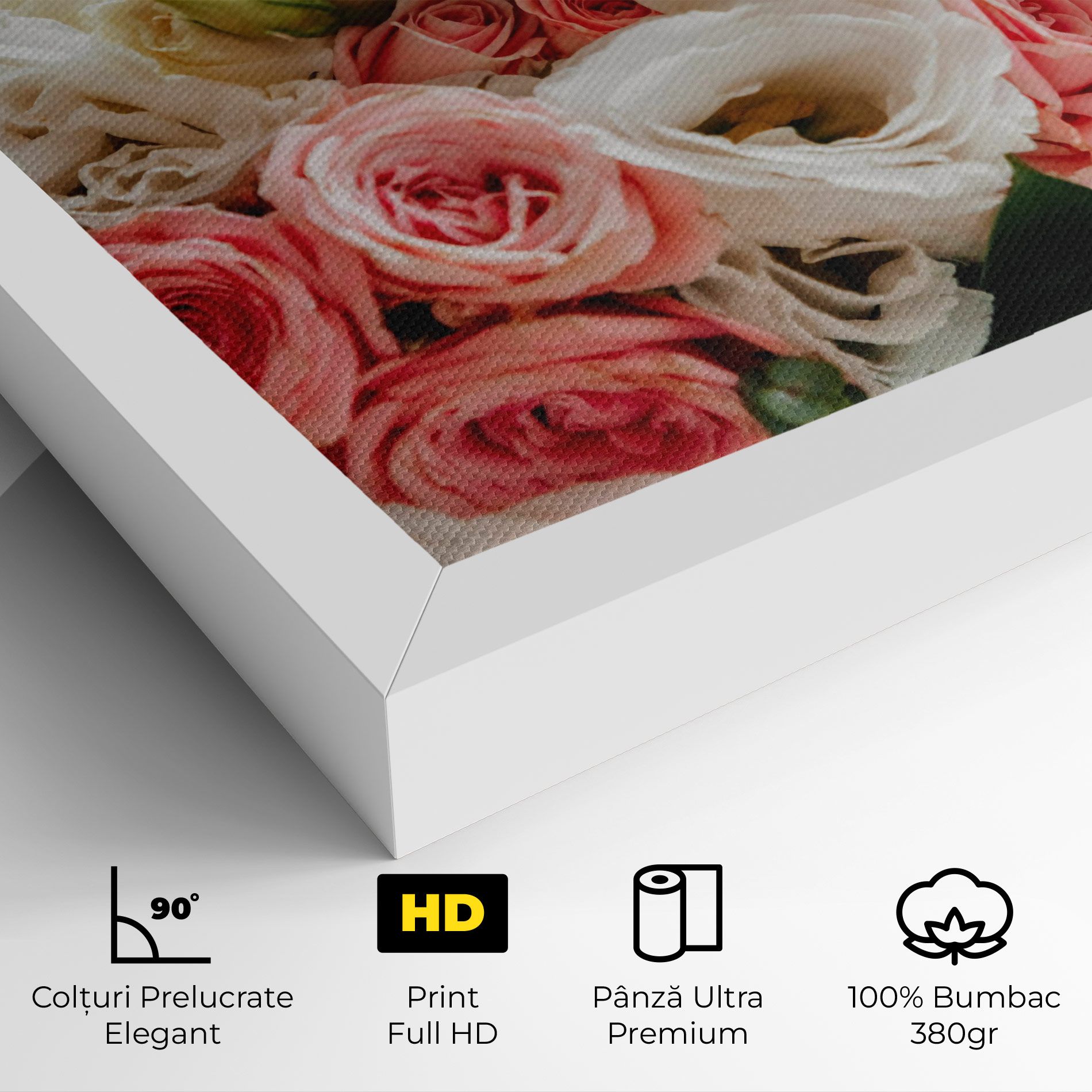 Pink Beautiful Bouquet mockup 4