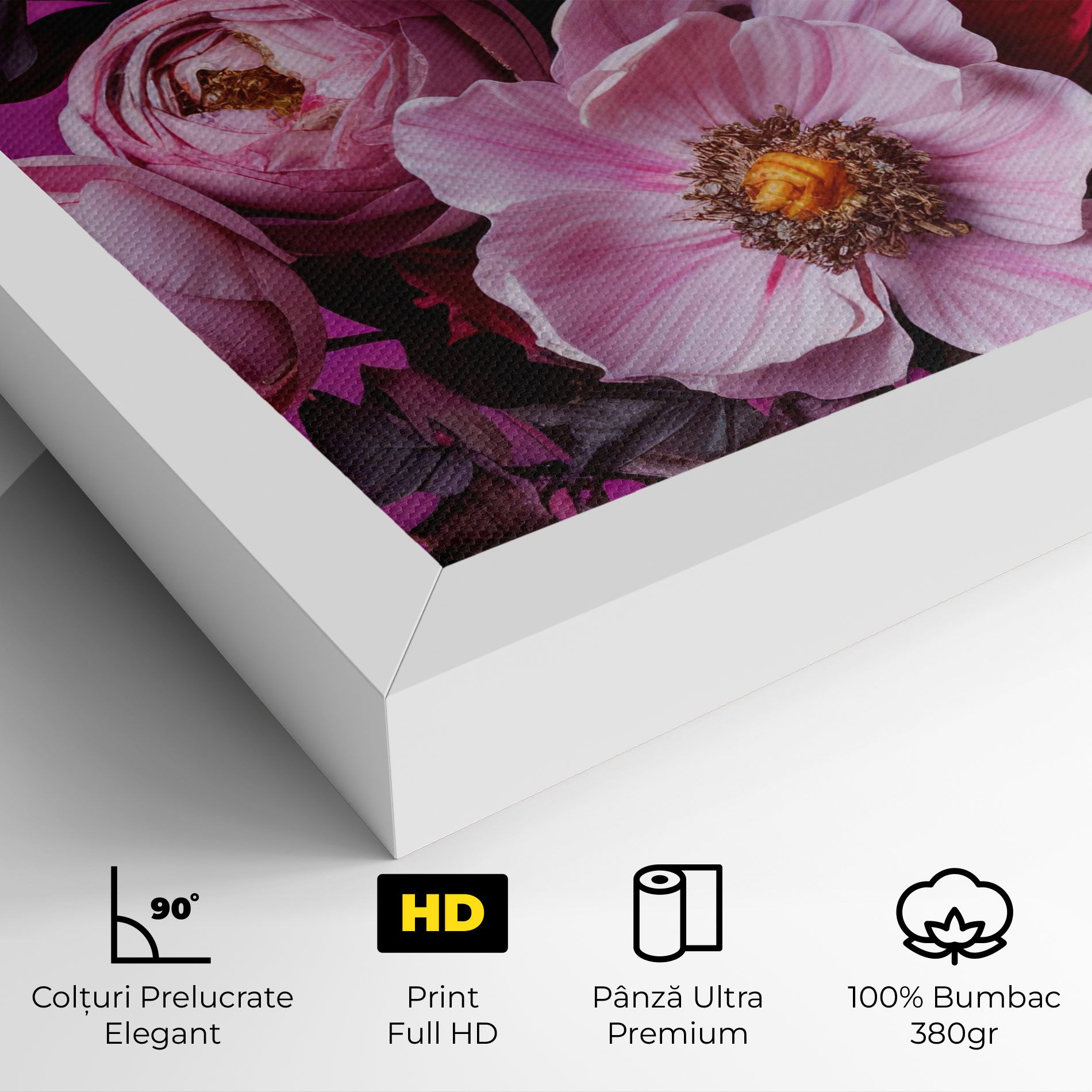 Pink Red Bouquet mockup 4