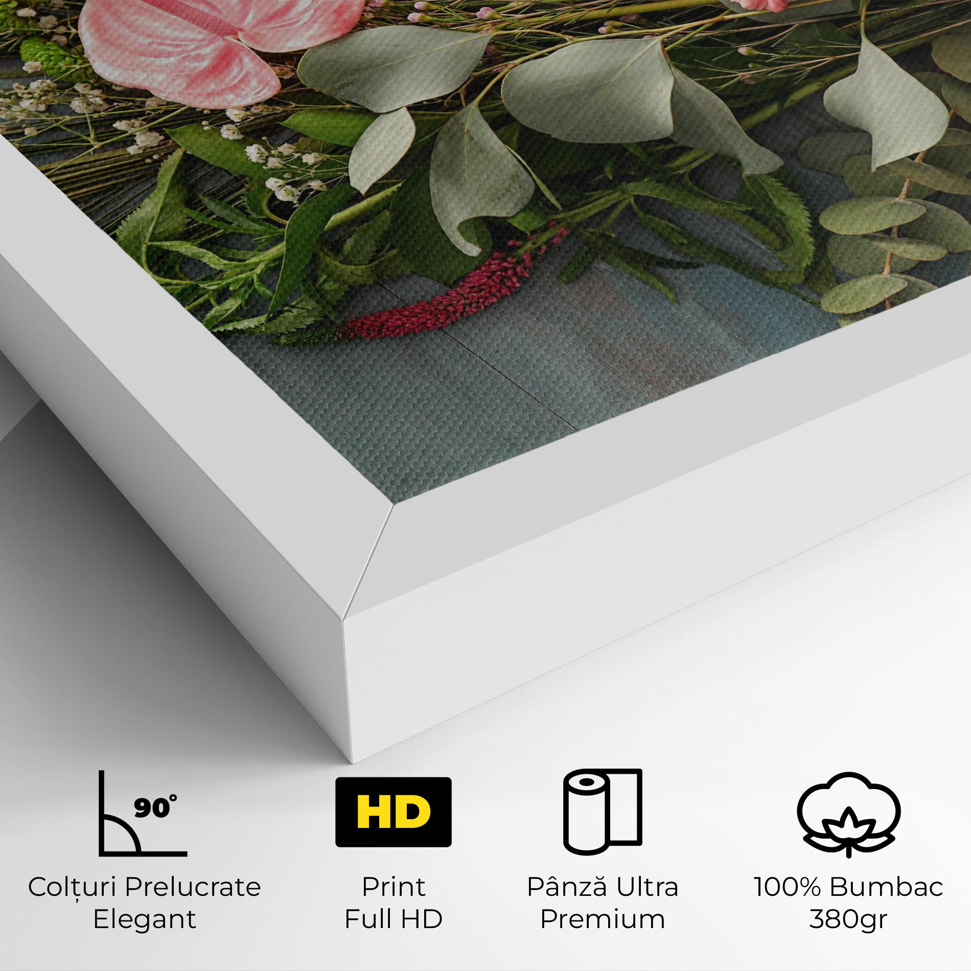 Tablou Canvas Preparing Bouquet mockup 4