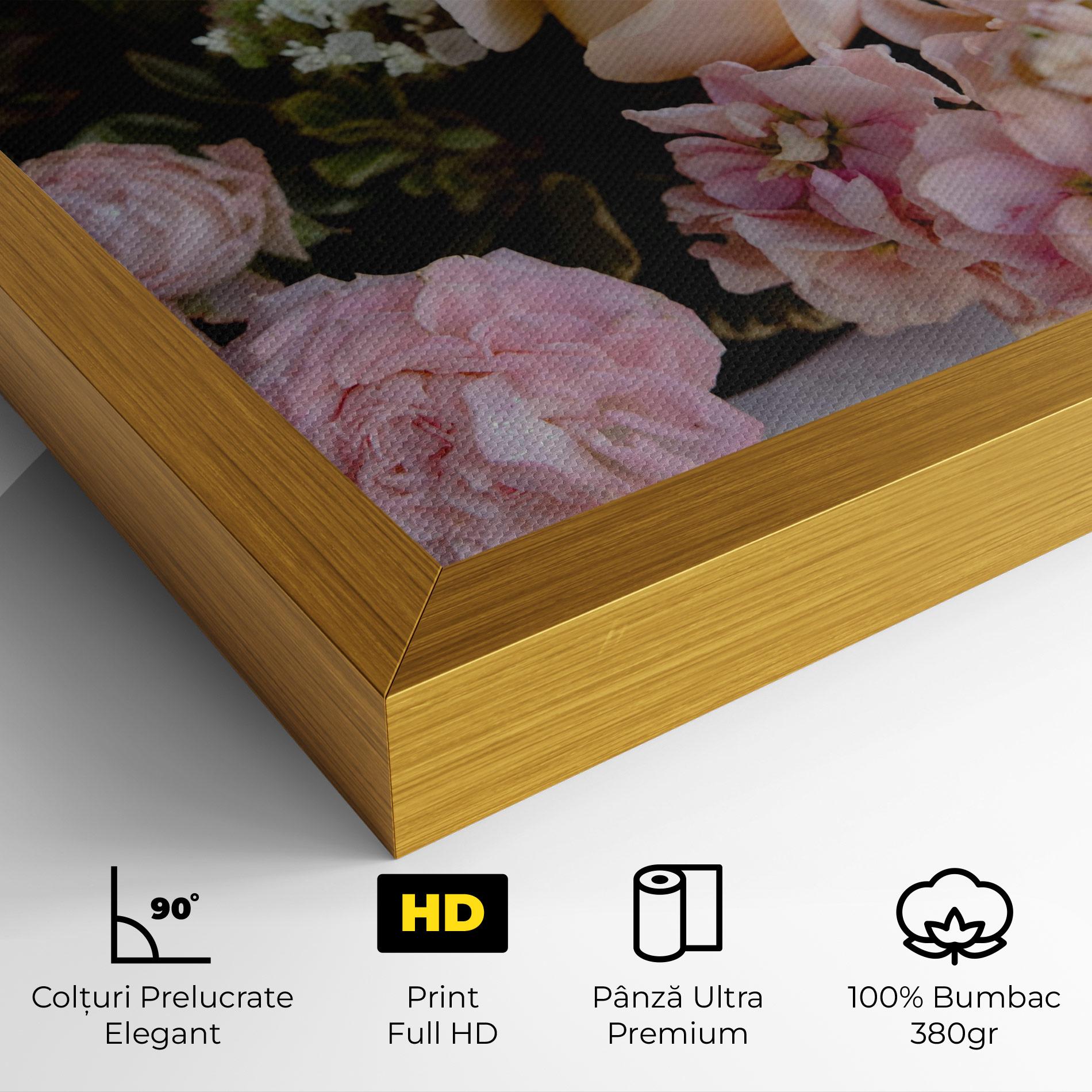 Tablou Canvas Beautiful Pink Pastel mockup 4