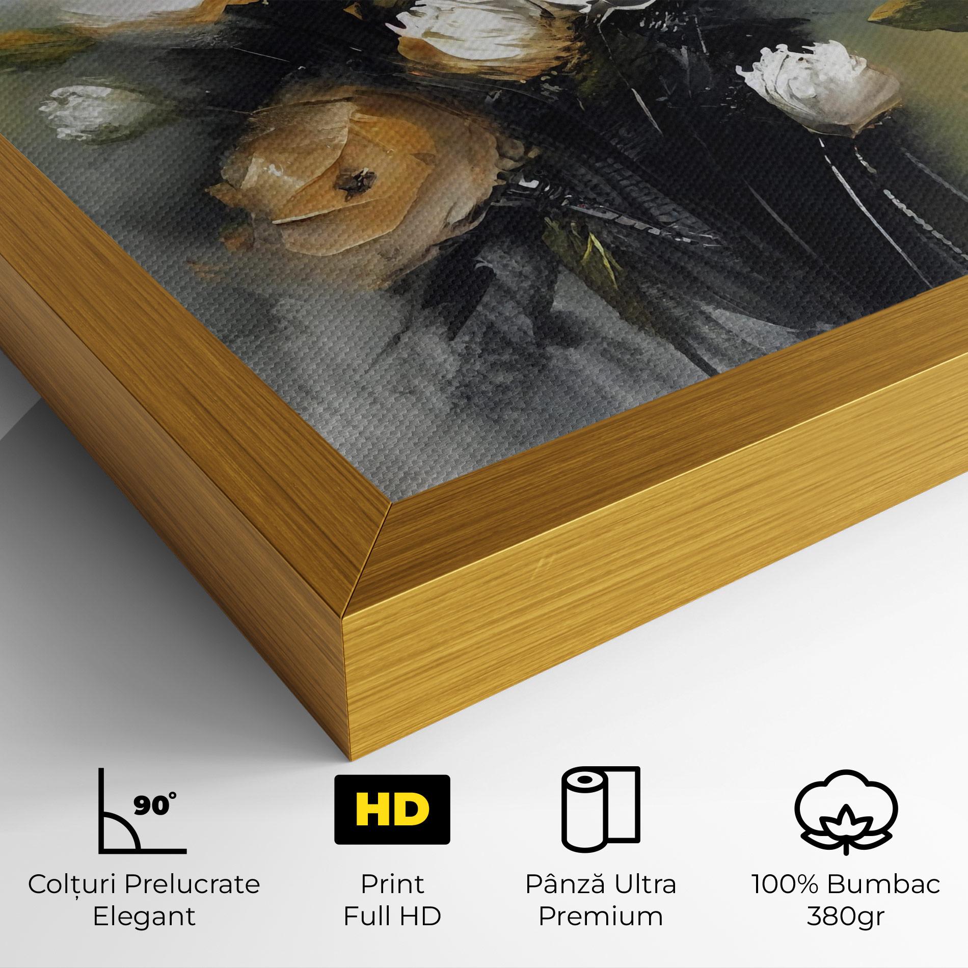 Tablou Canvas Bouquet Painting mockup 4