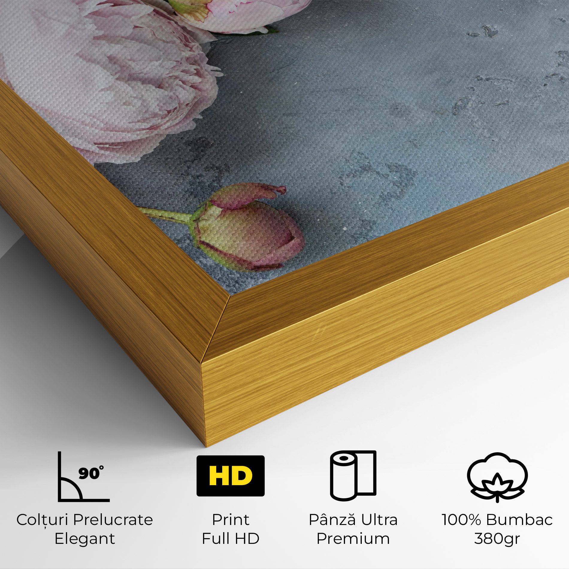 Cute Pink Peonies mockup 4