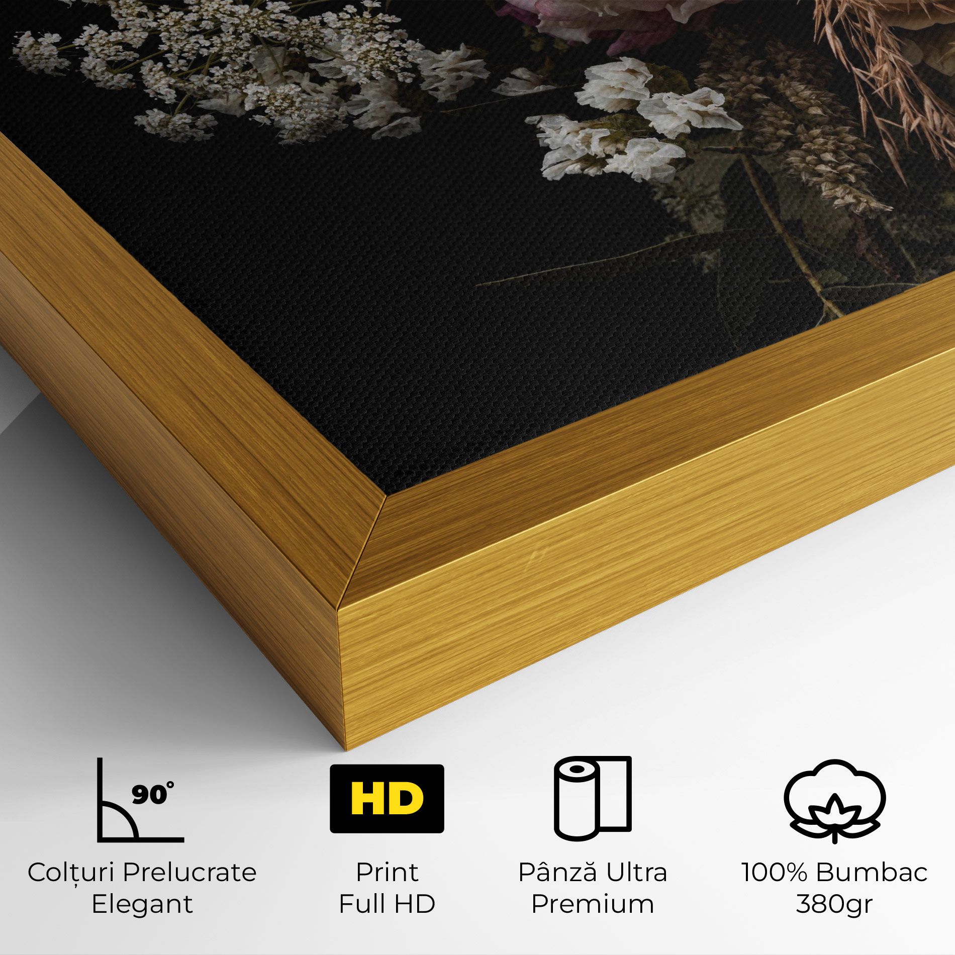 Dark Flower Bouquet mockup 4