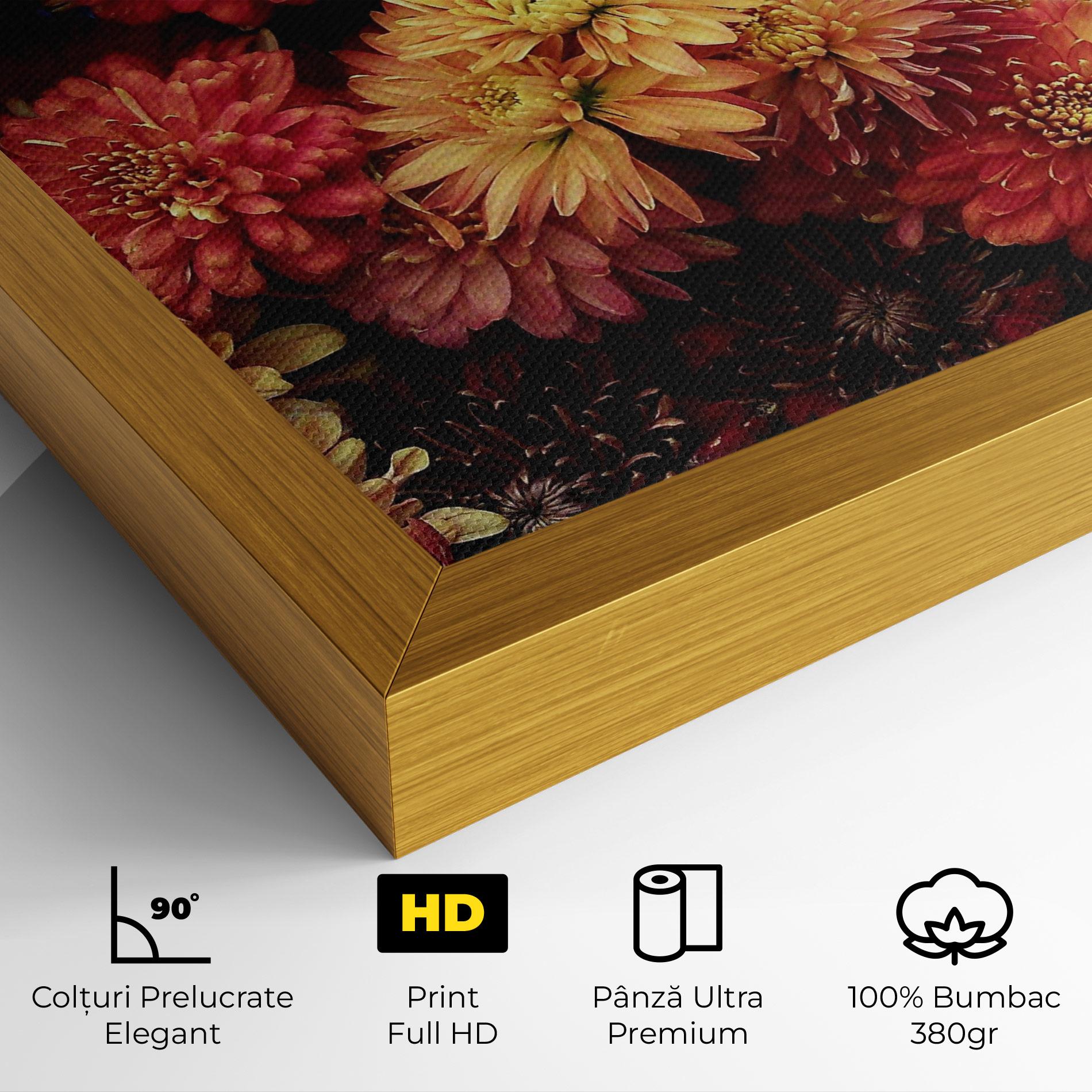Tablou Canvas Flower Wall mockup 4