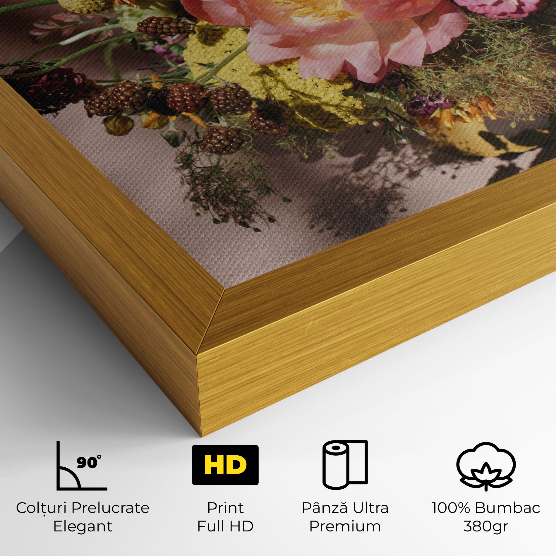 Pastel Orange Bouquet mockup 4