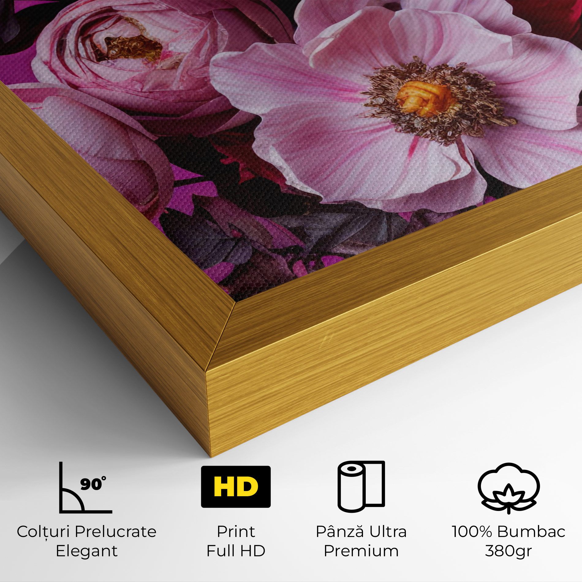 Pink Red Bouquet mockup 4