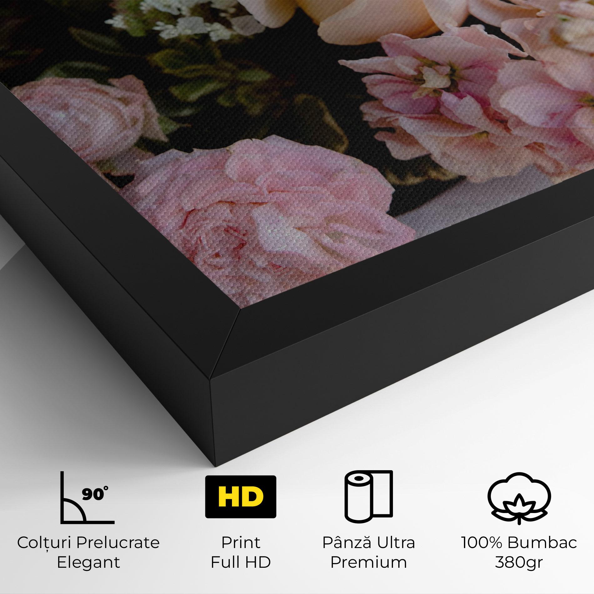 Tablou Canvas Beautiful Pink Pastel mockup 4