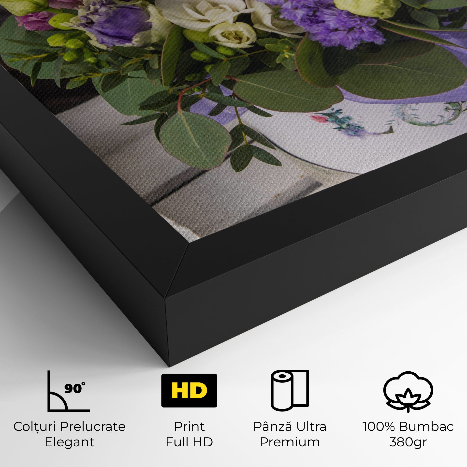 Big Pink Rose Bouquet mockup 4