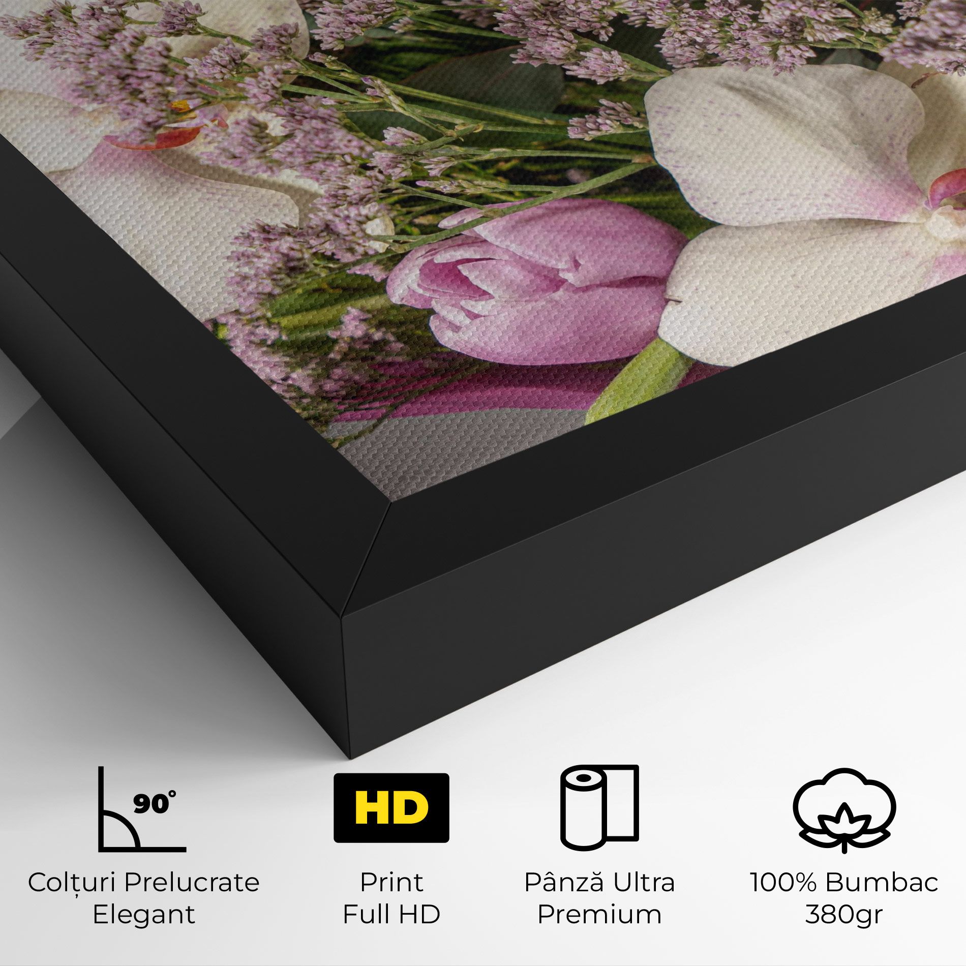 Cute Purple Bouquet mockup 4