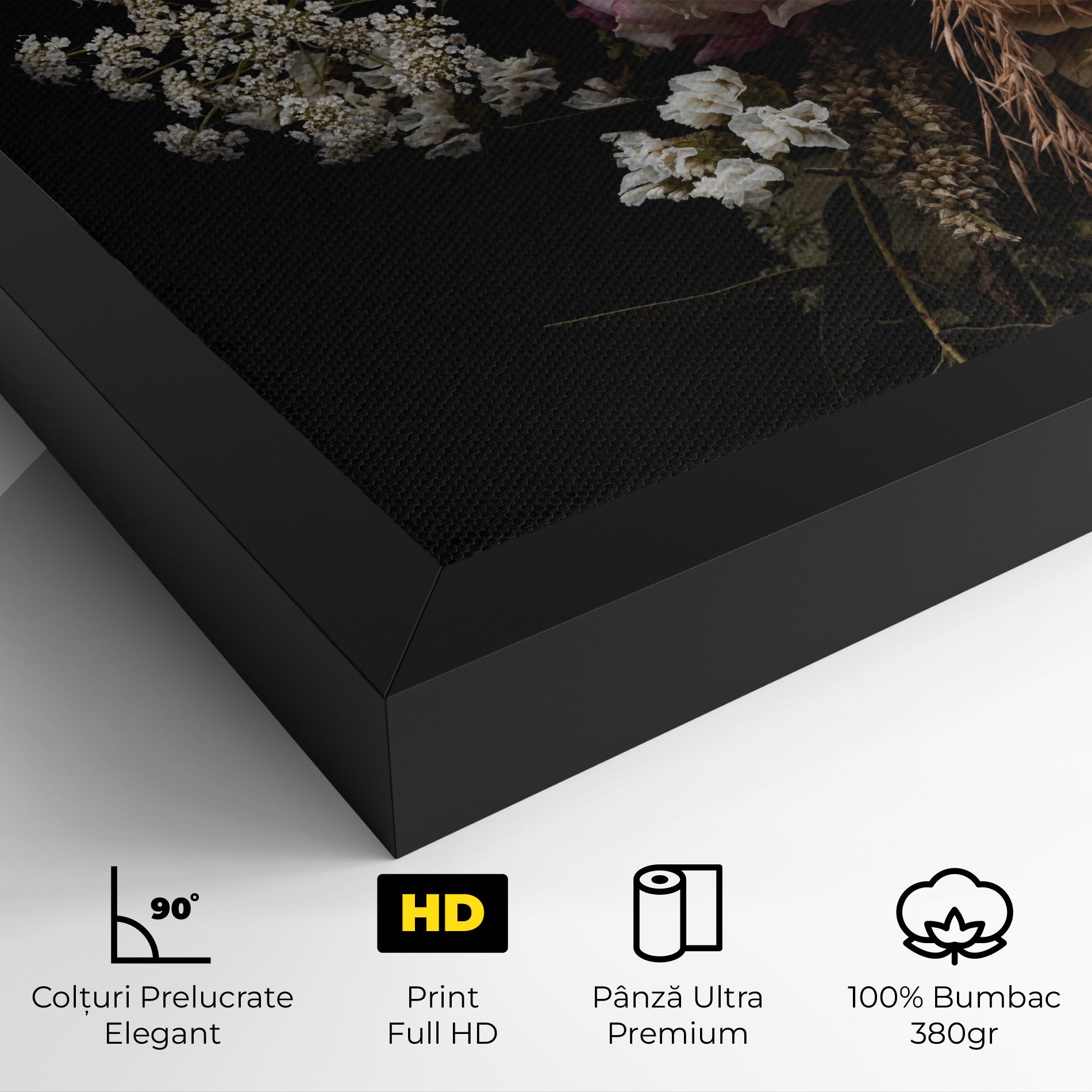 Dark Flower Bouquet mockup 4