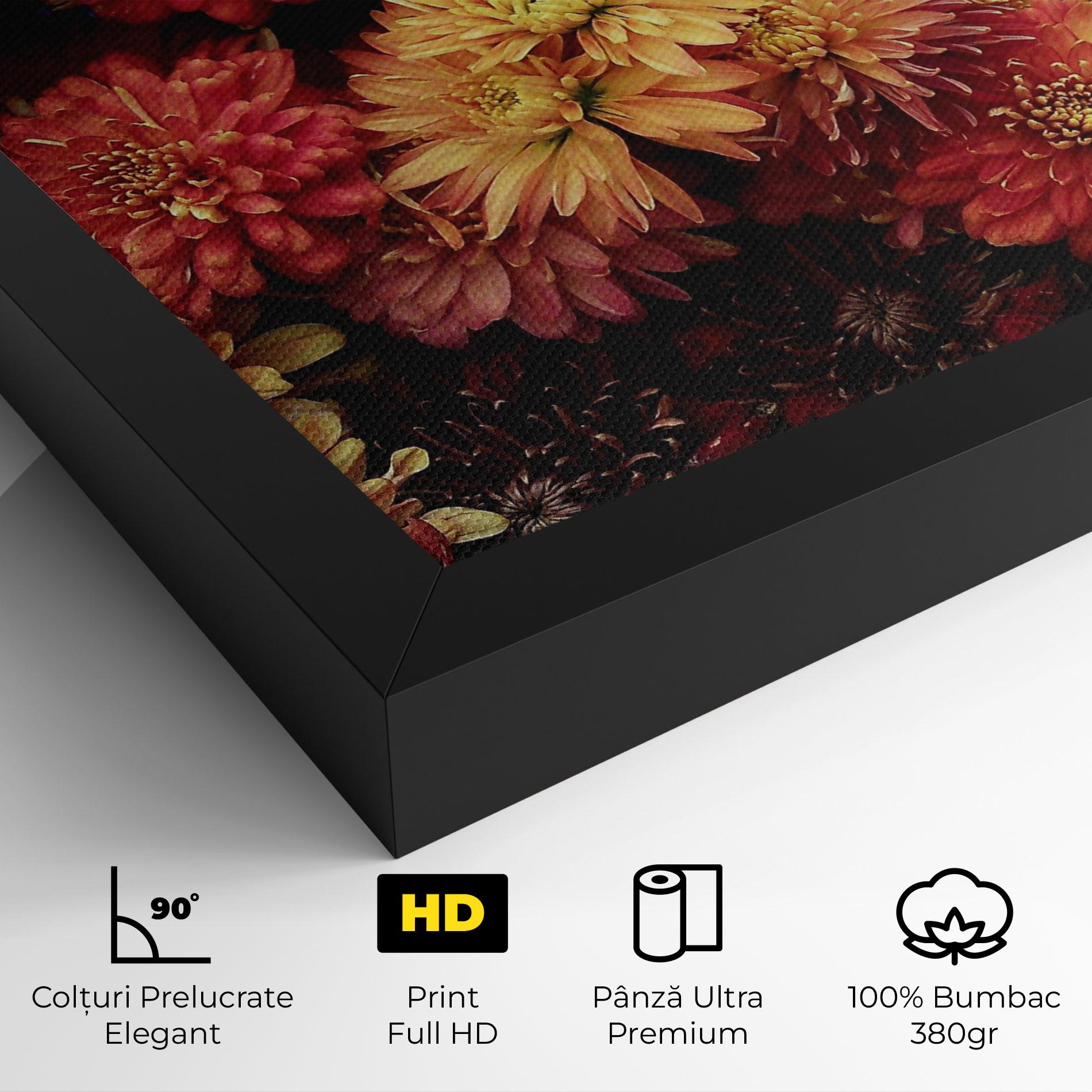 Tablou Canvas Flower Wall mockup 4