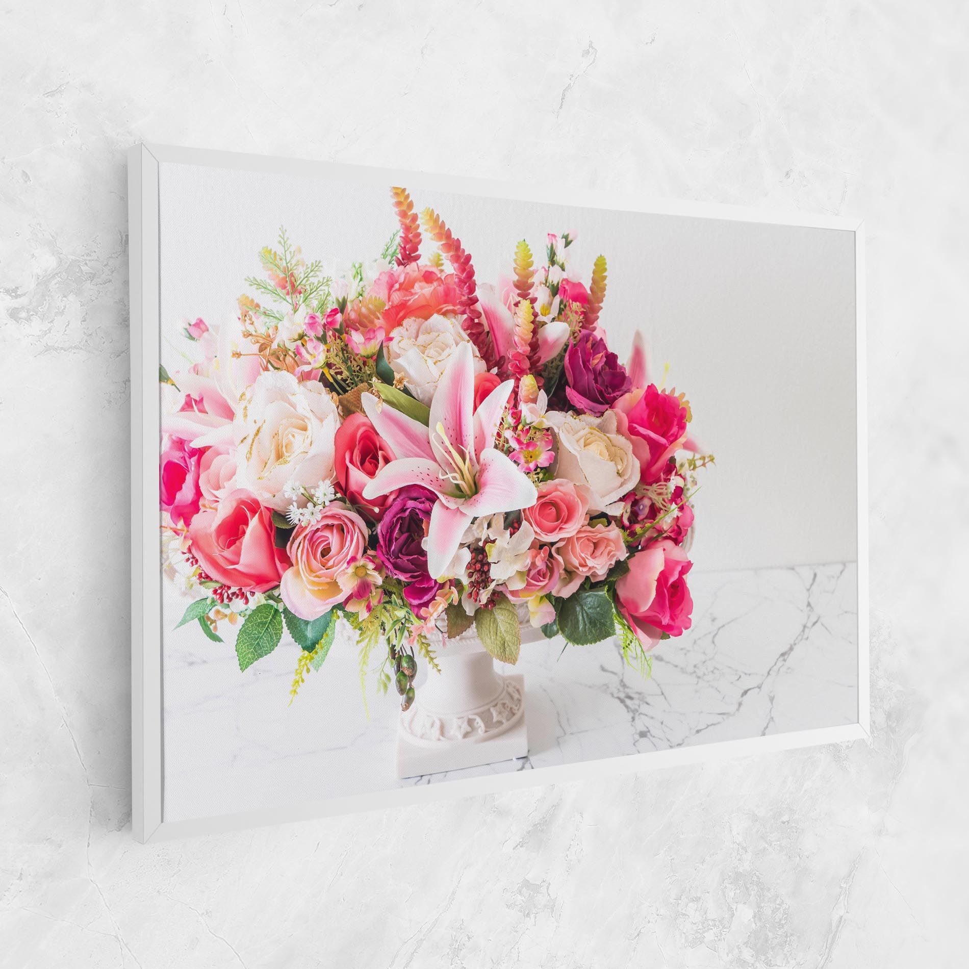 Bouquet Flowers Vase mockup 1