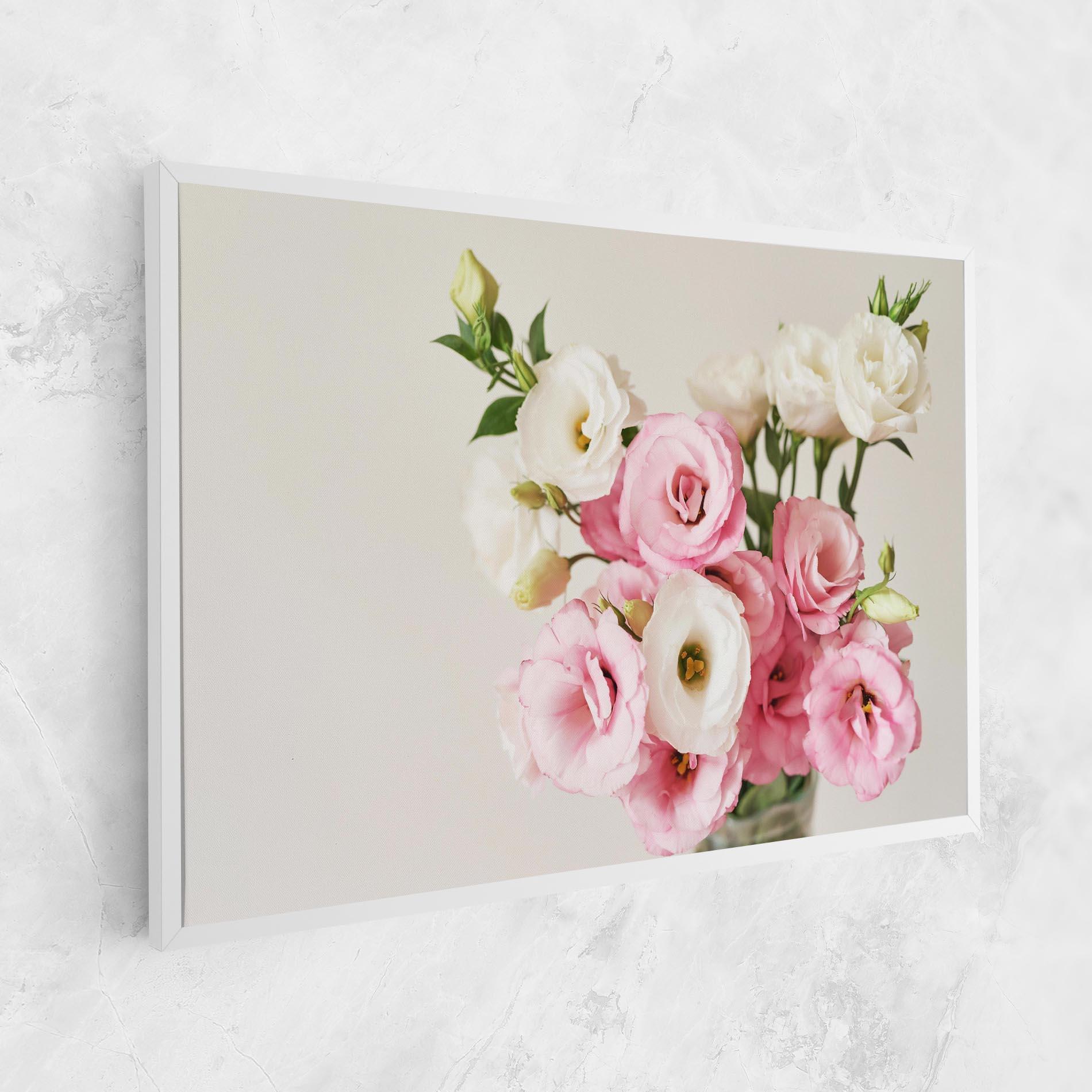 Tablou Canvas Cute Pink Flowers mockup 1