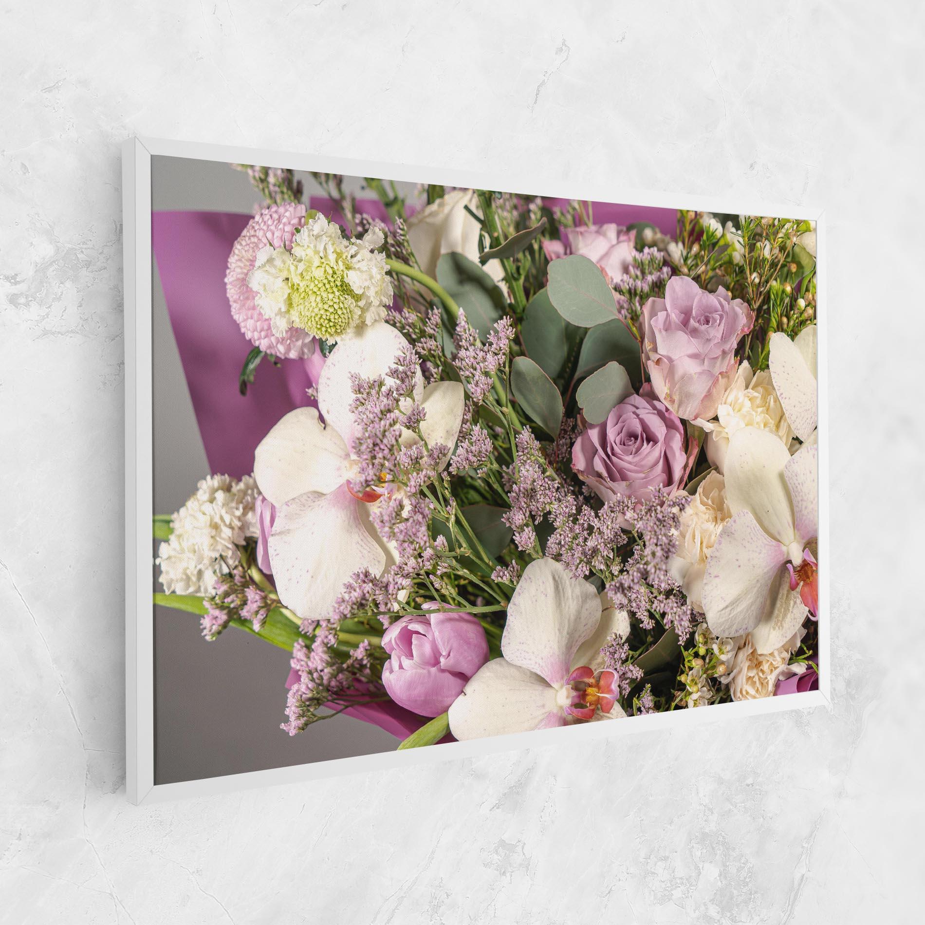 Tablou Canvas Cute Purple Bouquet mockup 1