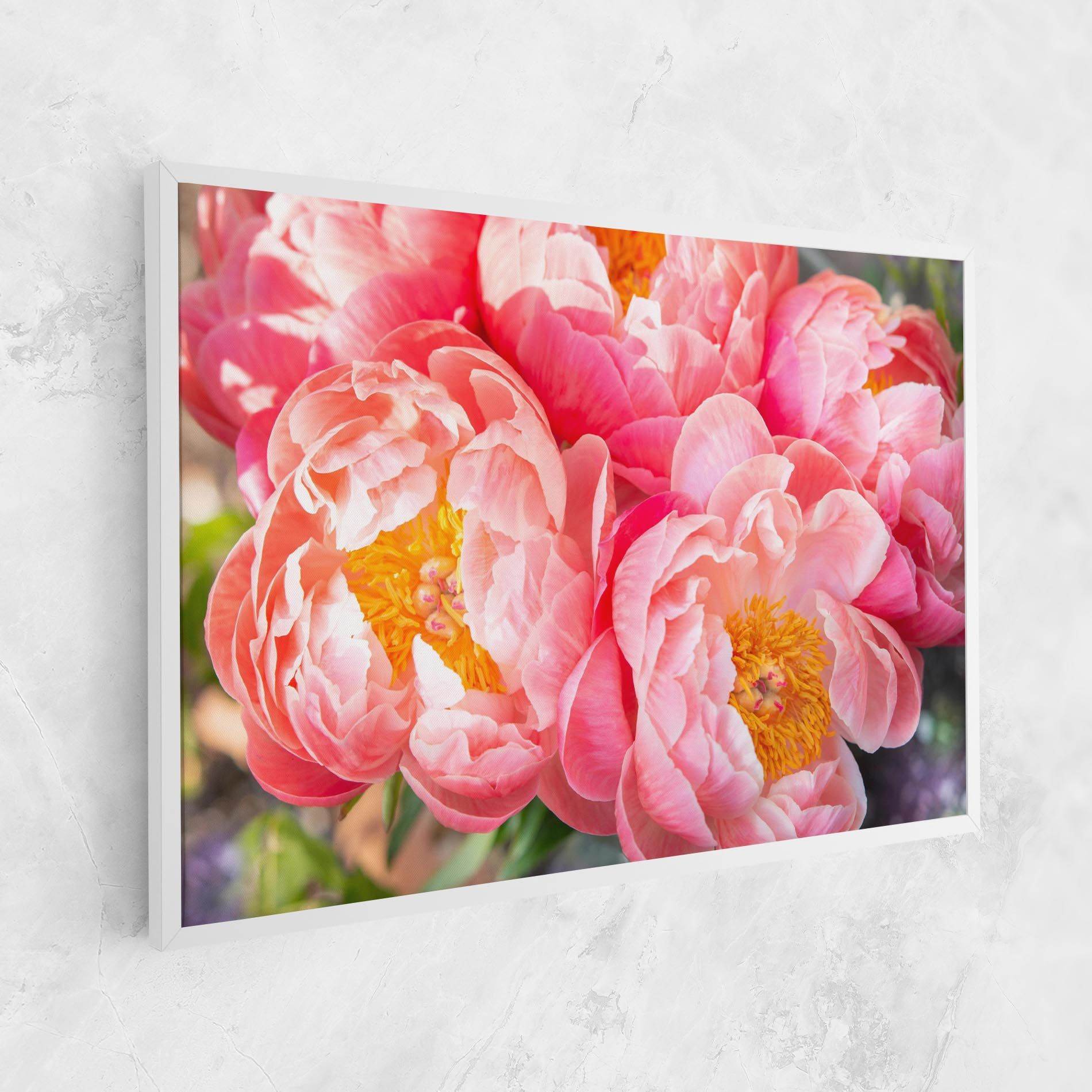Opened Peonies Bouquet mockup 1