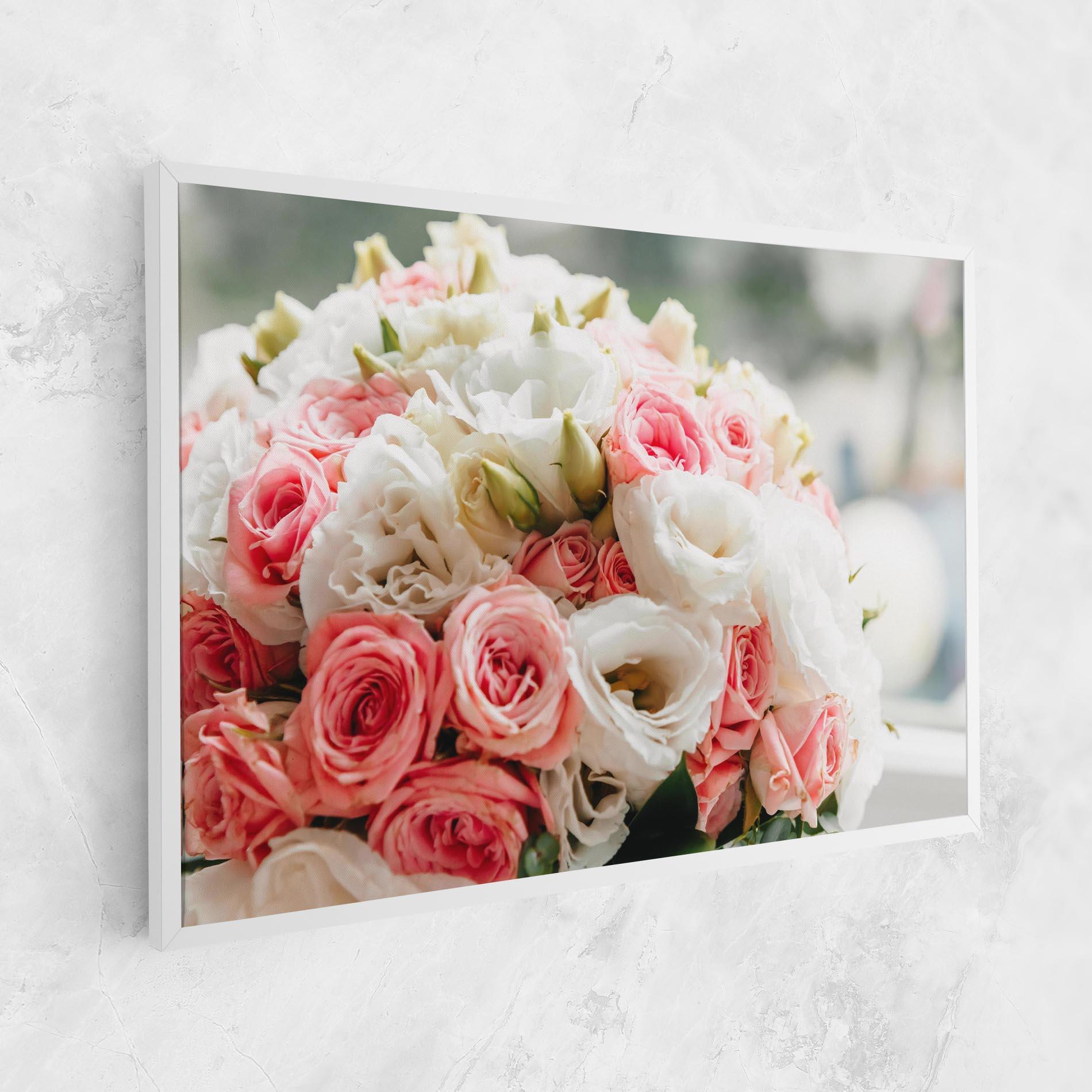 Tablou Canvas Pink Beautiful Bouquet mockup 1