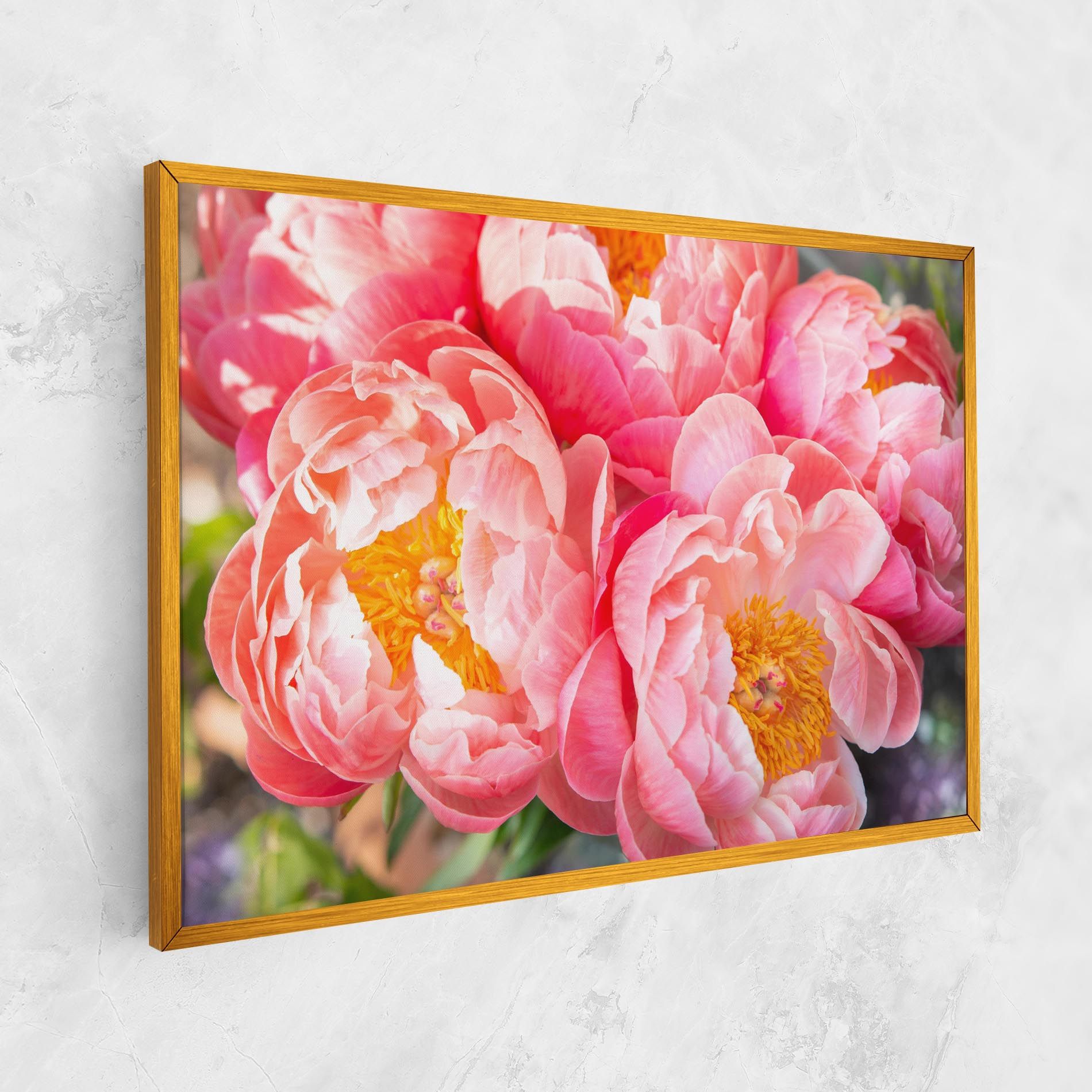 Opened Peonies Bouquet mockup 1