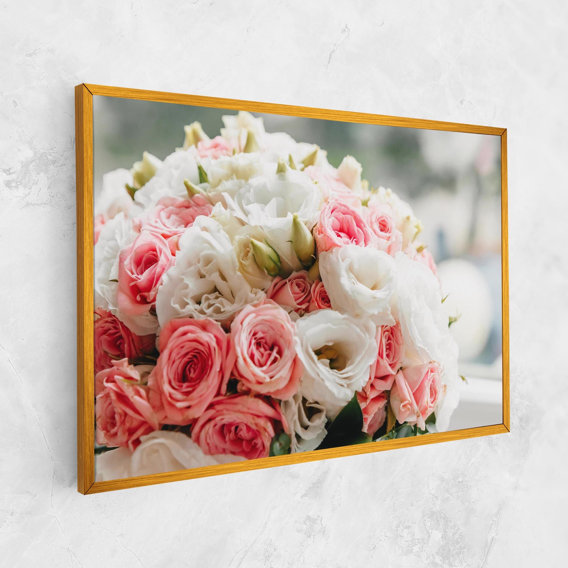 Pink Beautiful Bouquet mockup 1