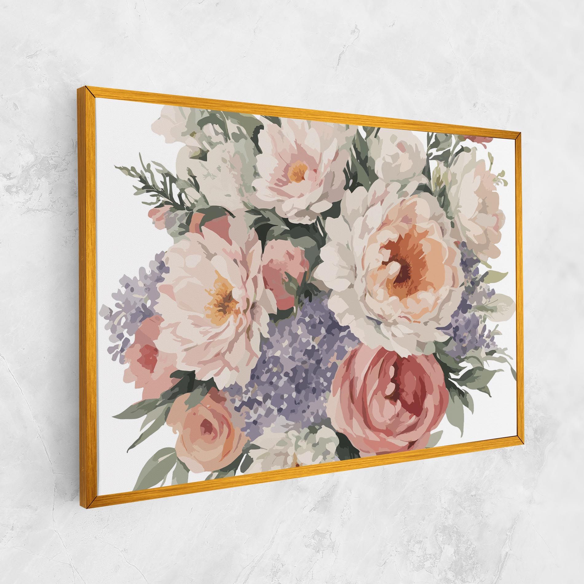 Pretty Watercolor Bouquet mockup 1