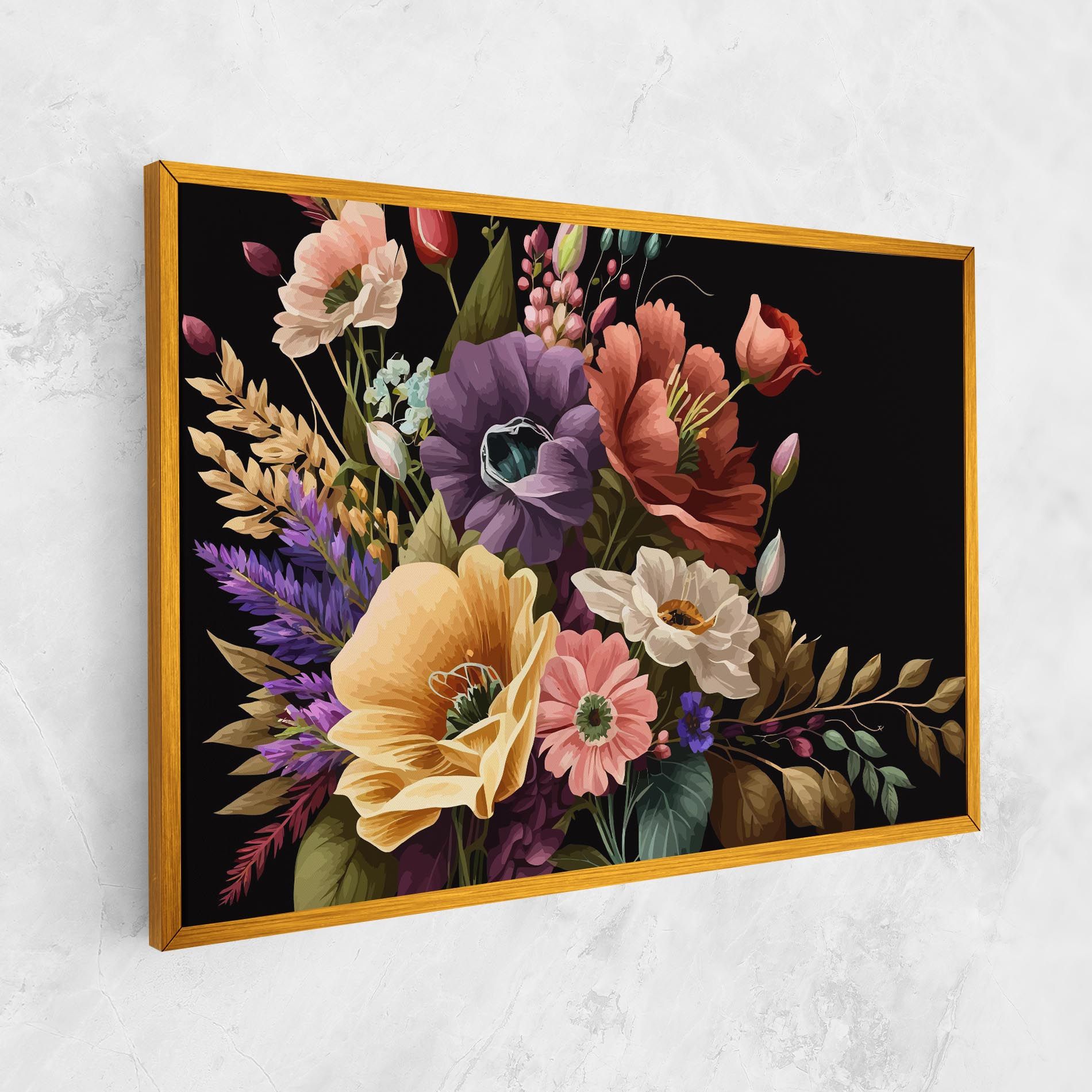 Vintage Bouquet Art mockup 1
