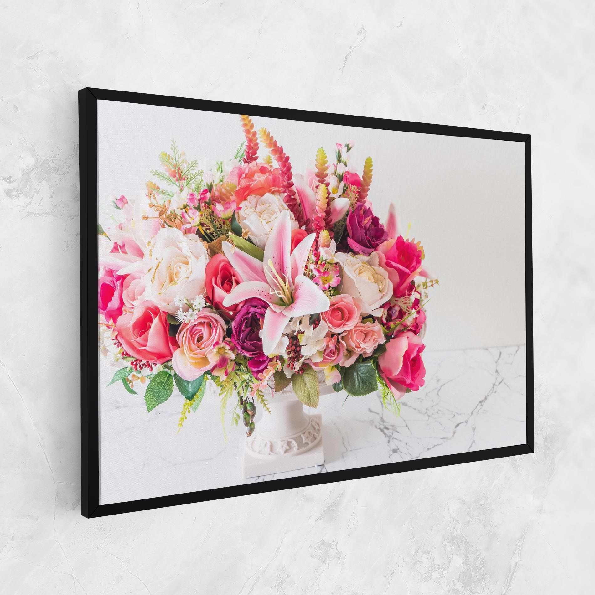 Bouquet Flowers Vase mockup 1