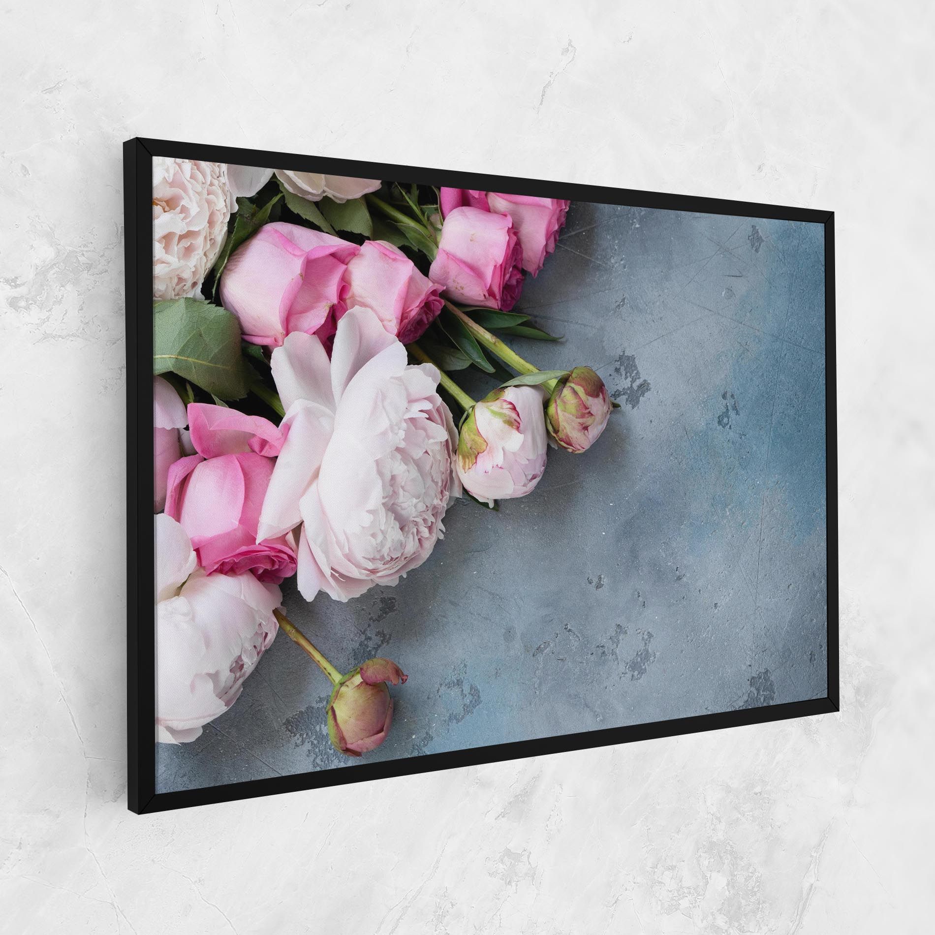 Cute Pink Peonies mockup 1