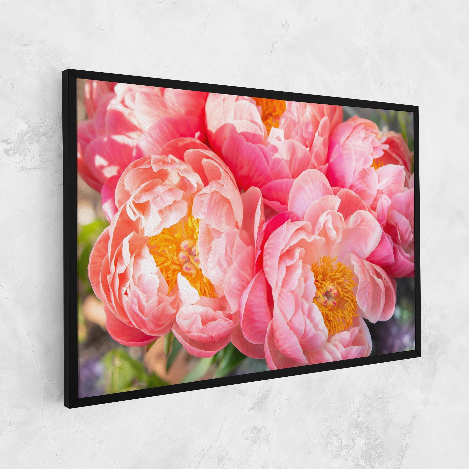 Tablou Canvas Opened Peonies Bouquet mockup 1