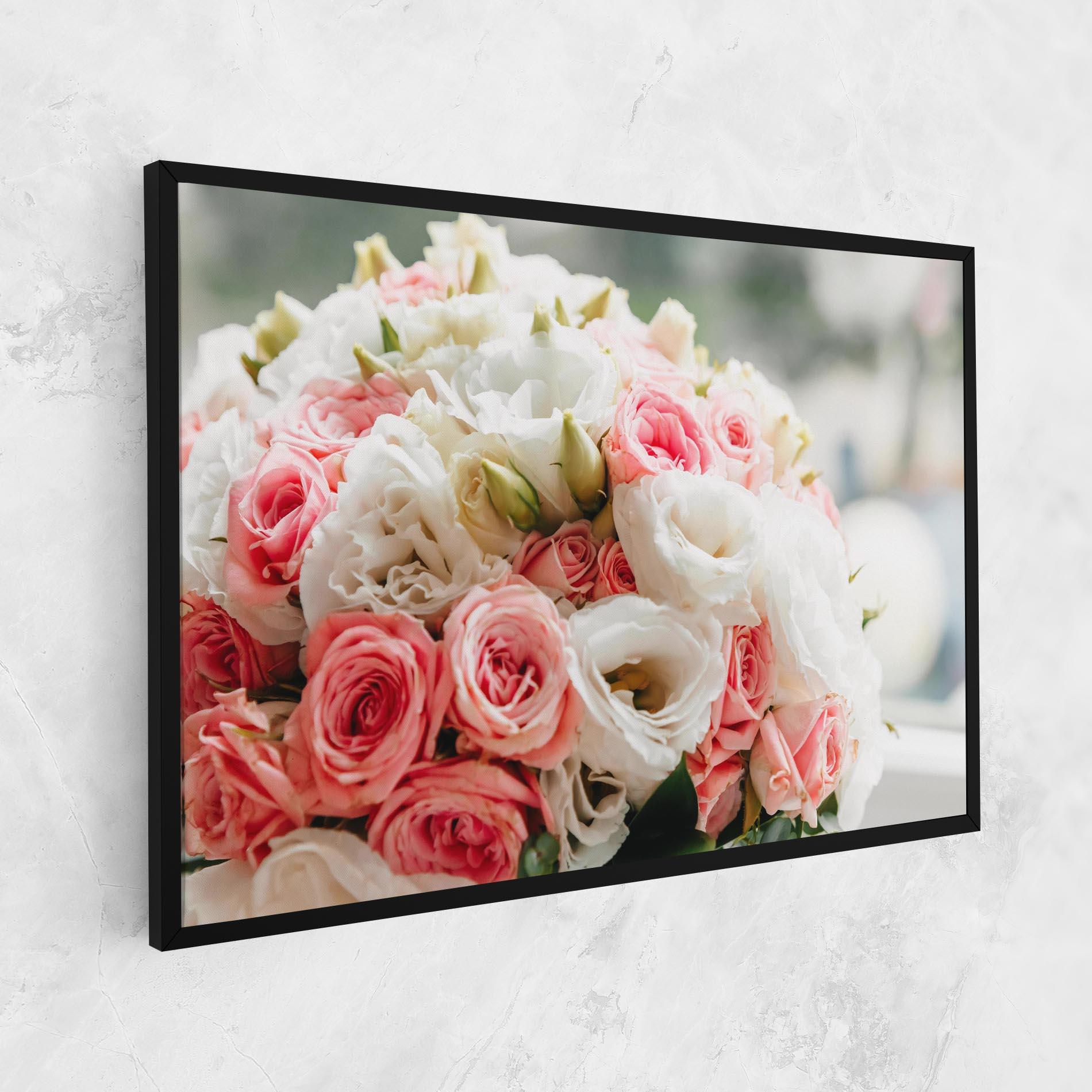 Tablou Canvas Pink Beautiful Bouquet mockup 1
