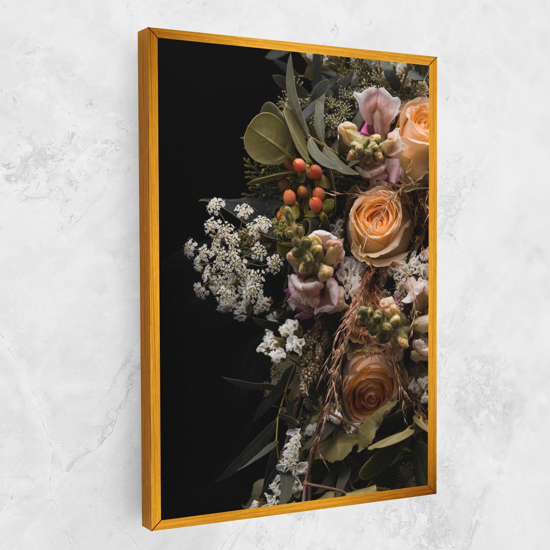 Dark Flower Bouquet mockup 1