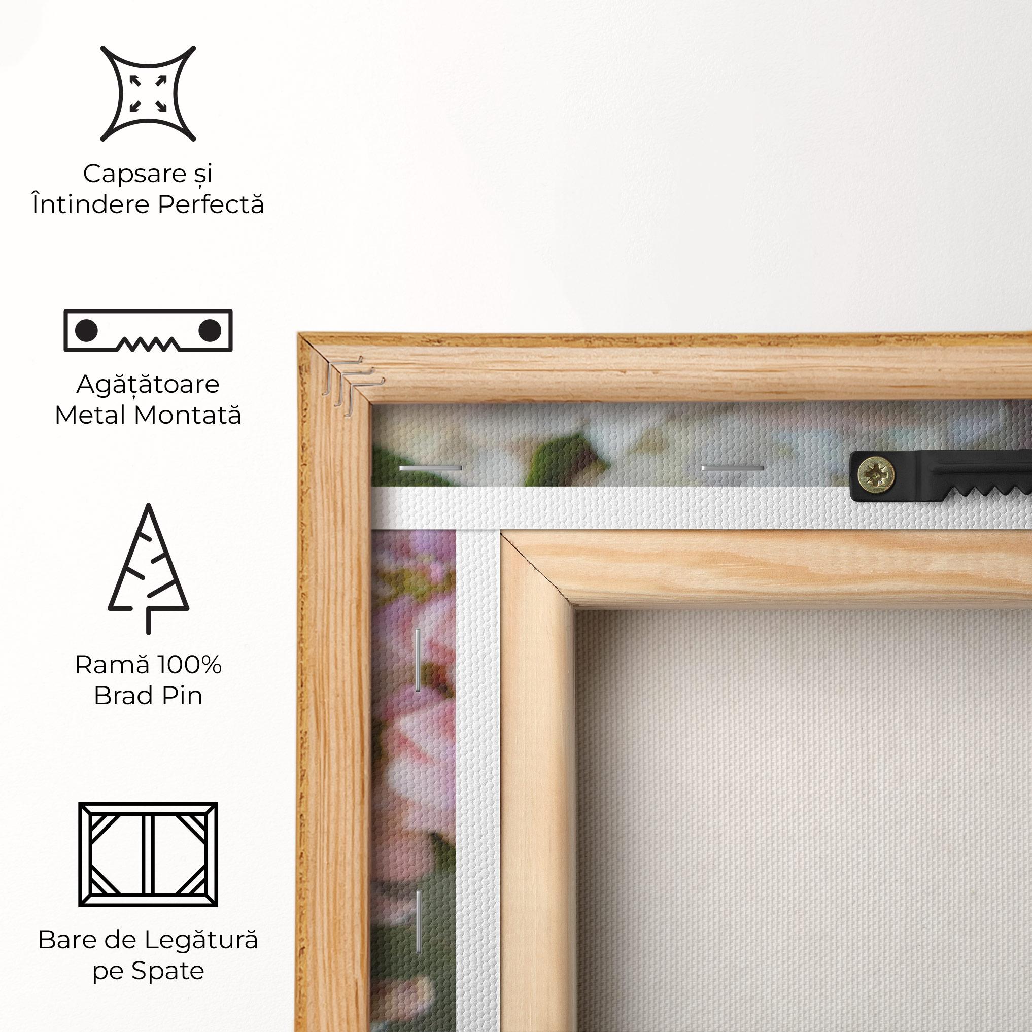 Tablou Canvas Beautiful Pink Pastel mockup 5