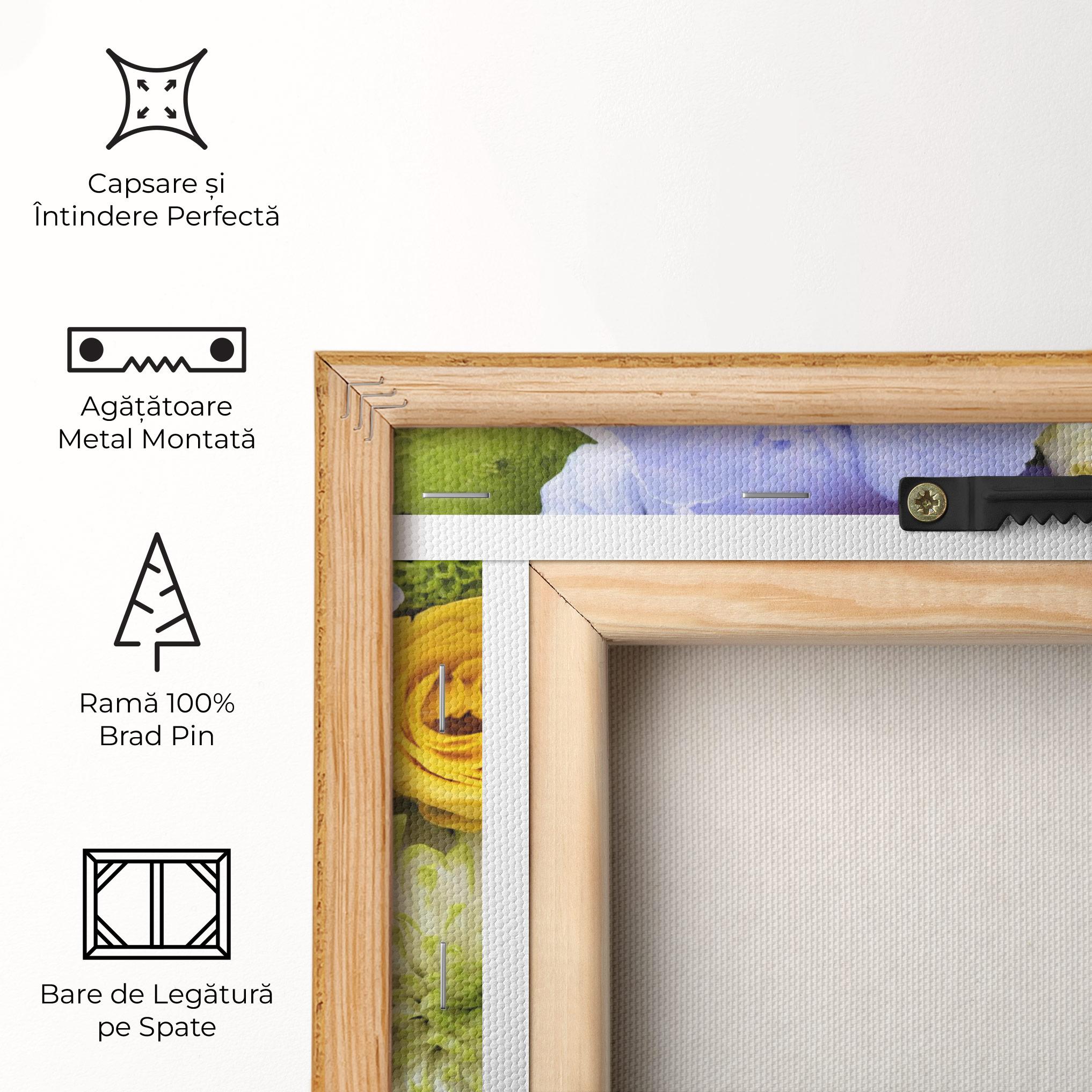 Tablou Canvas Color Mix Flower Bouquet mockup 5